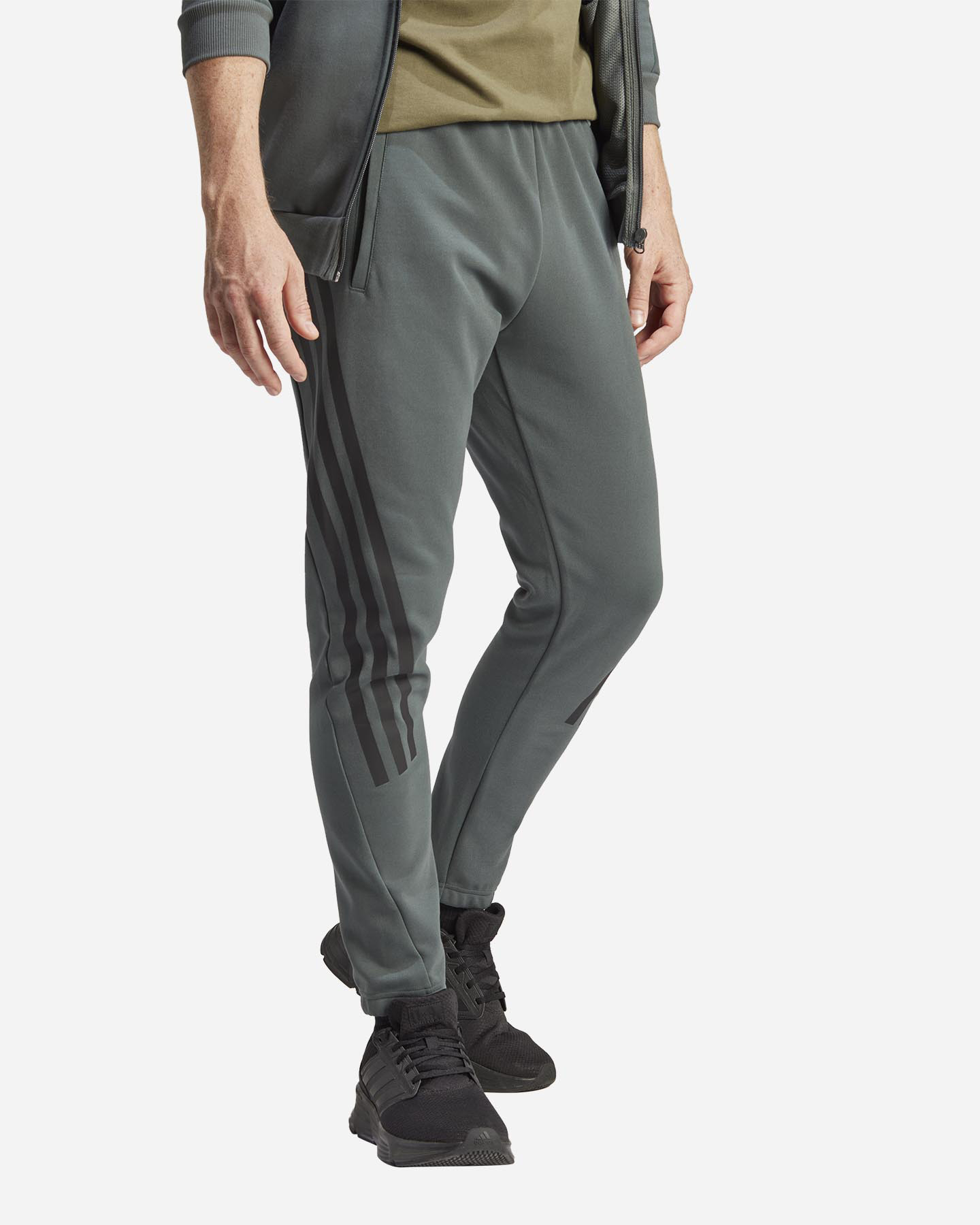 Pantalone ADIDAS 3STRIPES M - Verde - 3 | Cisalfa Sport