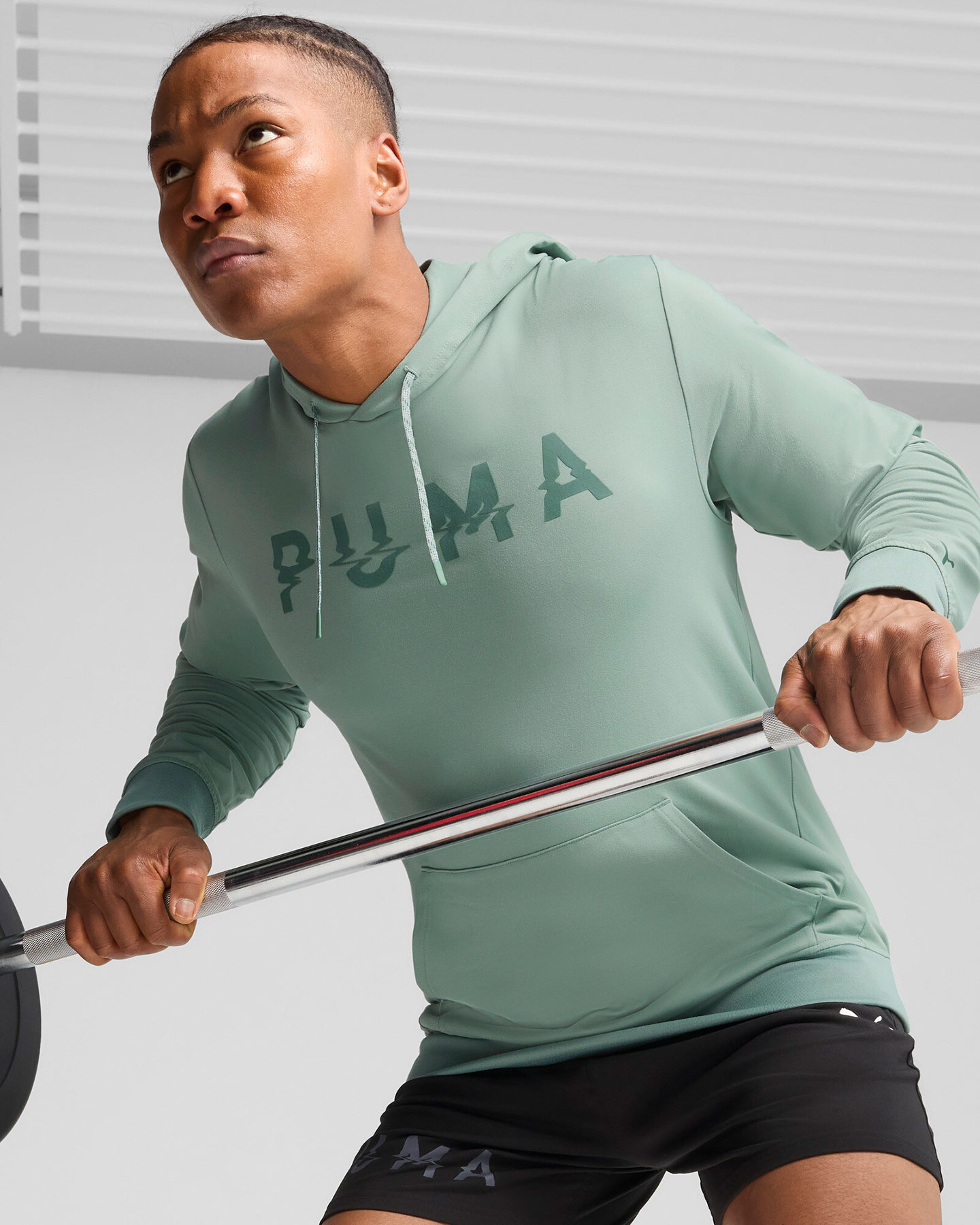 Felpa training PUMA CLOUDSPUN M - Verde - 2 | Cisalfa Sport