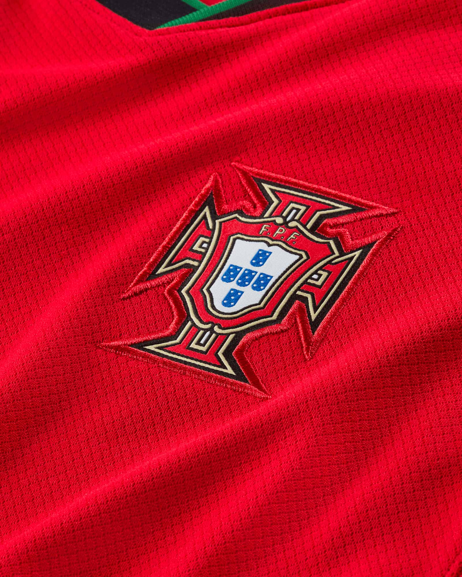 Maglia calcio ufficiale NIKE DRI FIT PORTOGALLO HOME 23-24 JR - Rosso - 5 | Cisalfa Sport