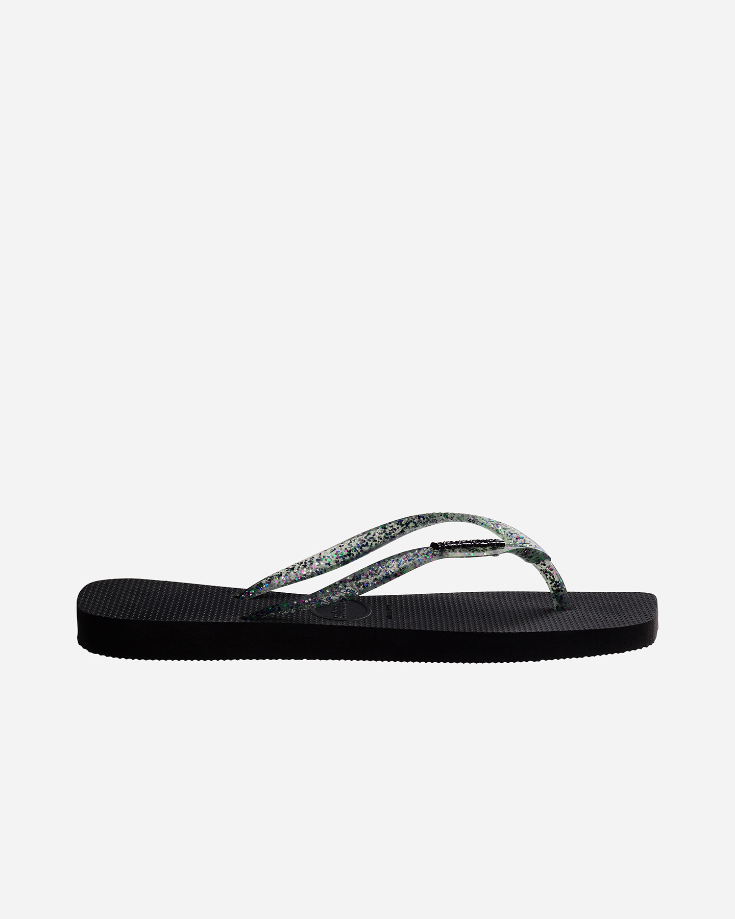 Infradito HAVAIANAS SLIM SQUARE LOGO METALLIC W - Nero - 3 | Cisalfa Sport