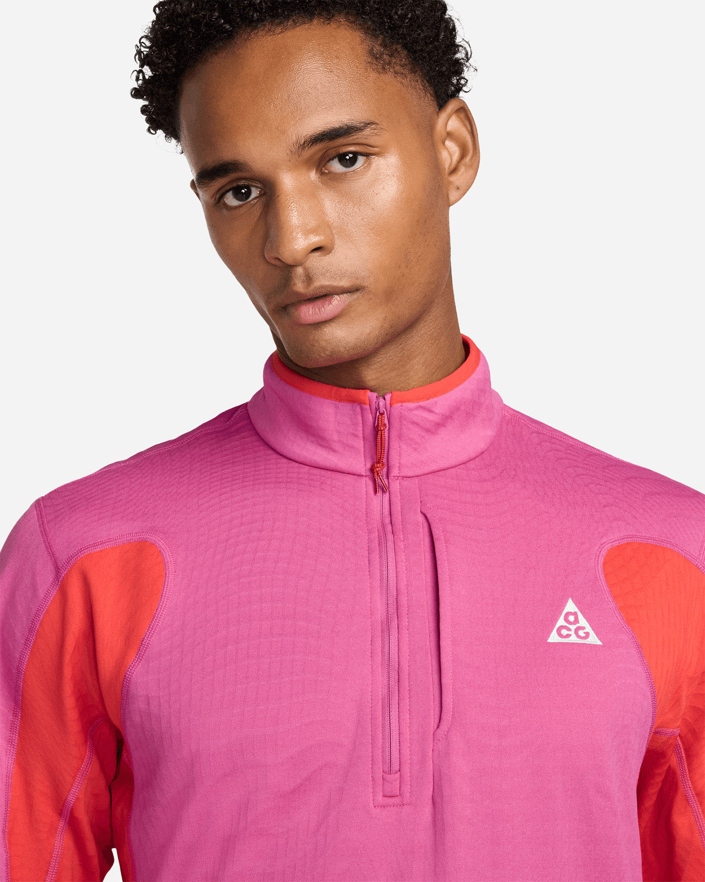 Felpa NIKE ACG WOLF GRID M - Rosa - 2 | Cisalfa Sport
