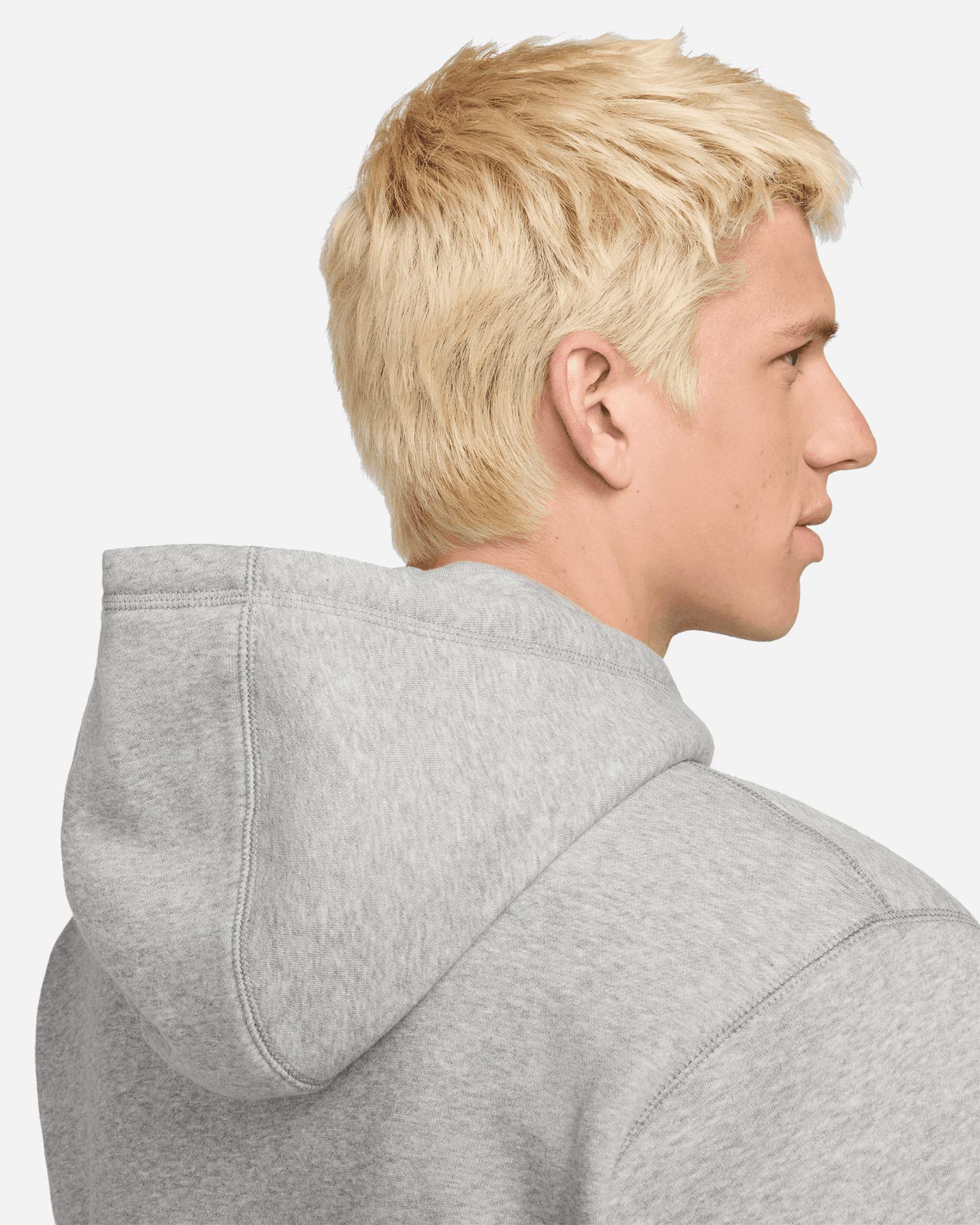 Felpa NIKE FLC CLUB FUTURA M - Grigio - 2 | Cisalfa Sport