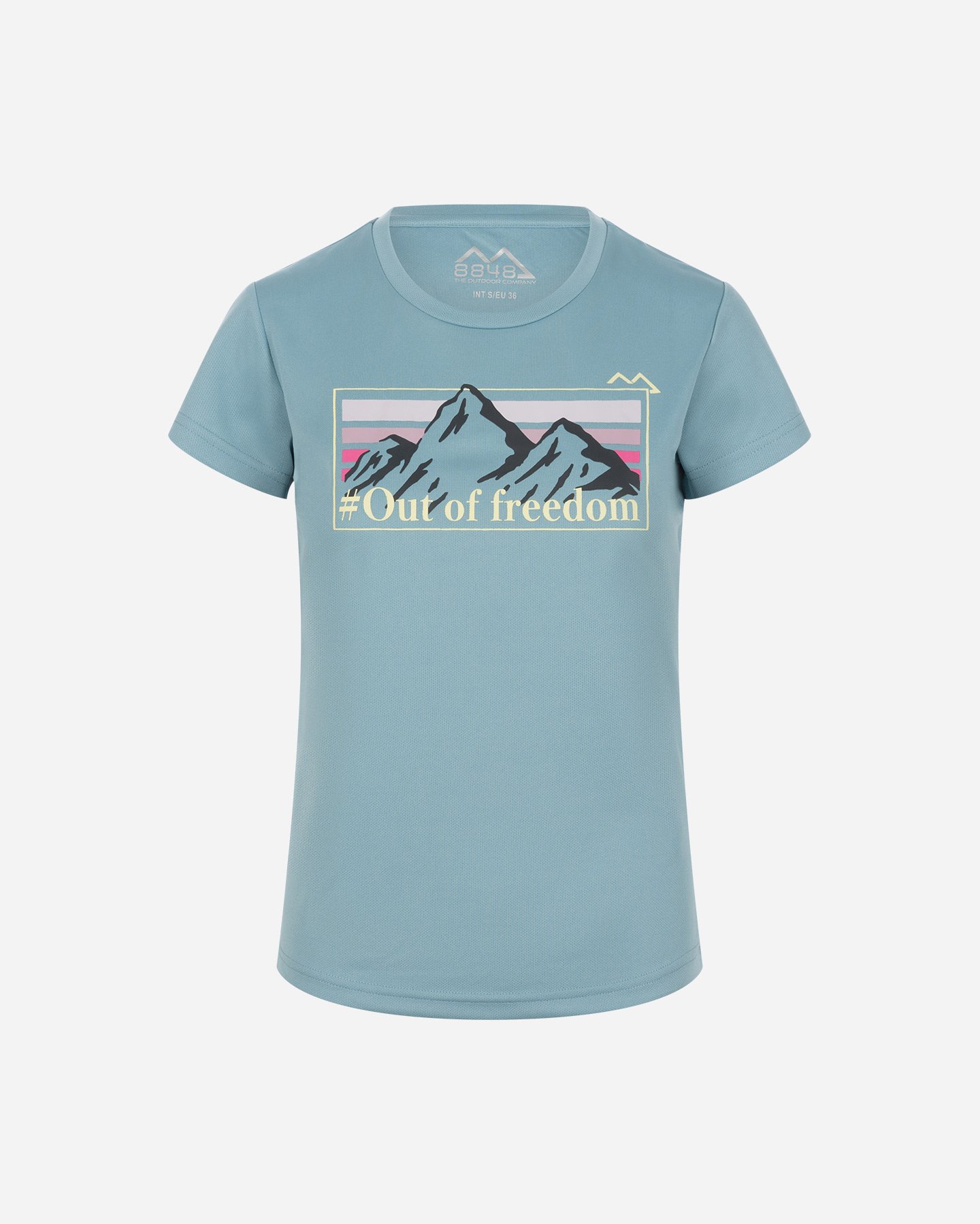 T-shirt 8848 ESSENTIAL W - Azzurro - 0 | Cisalfa Sport