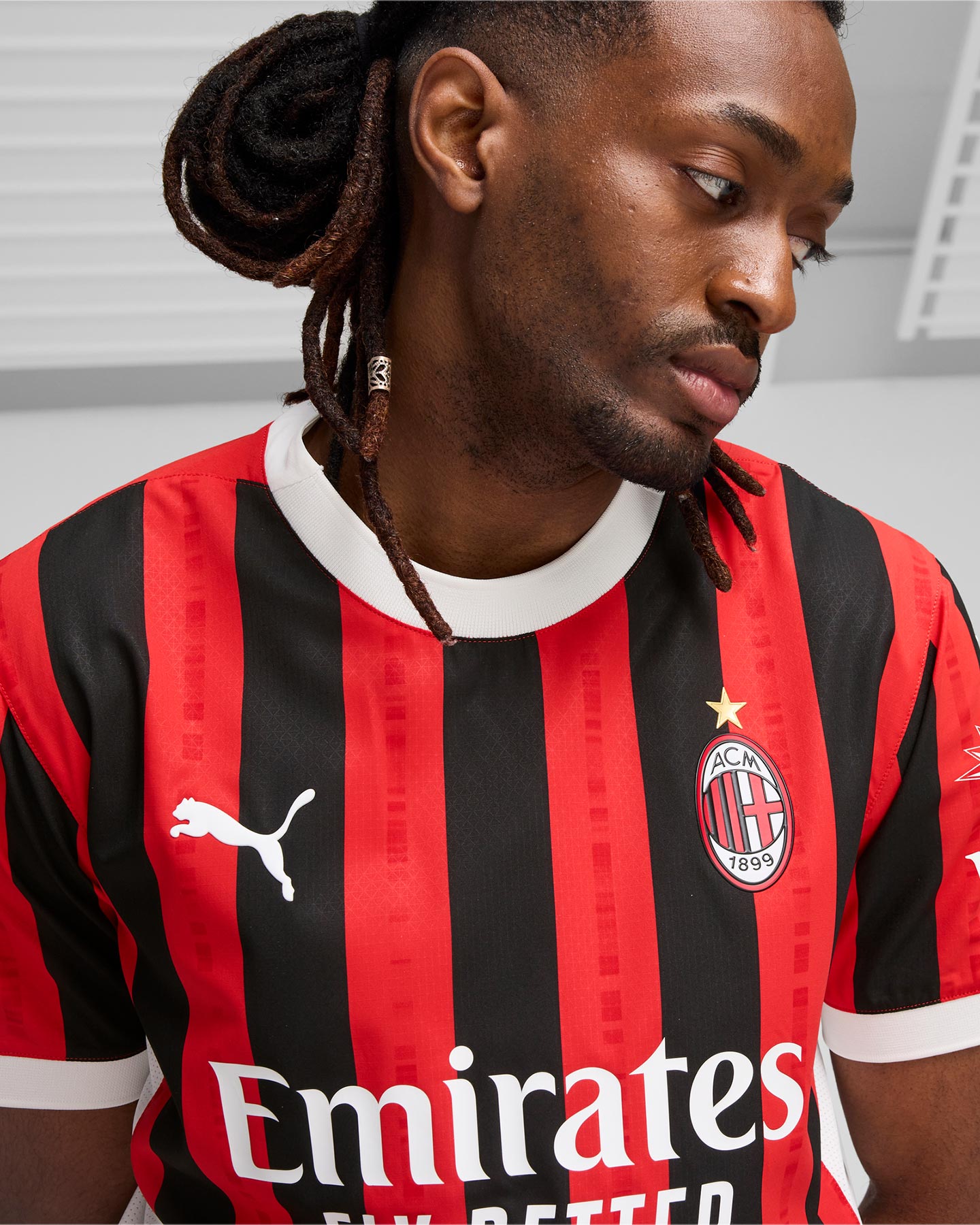 Maglia calcio ufficiale PUMA MILAN HOME AUTHENTIC 24-25 M - Color mix - 4 | Cisalfa Sport