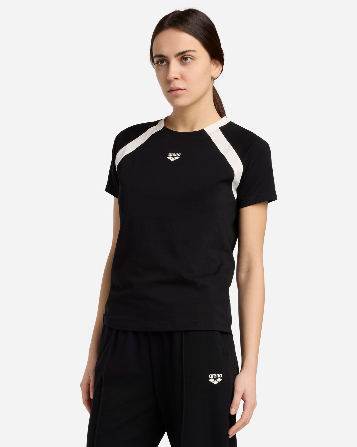 T-shirt ARENA ATHLETIC ESSENTIAL W - Nero - 1 | Cisalfa Sport