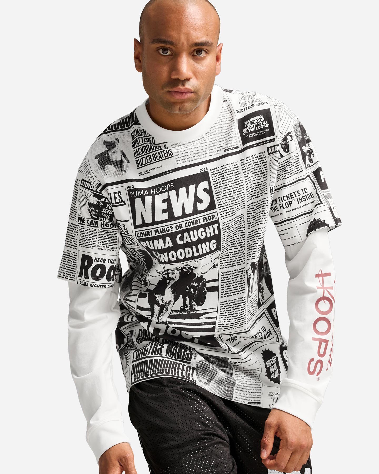 T-shirt PUMA MEDIA DAY M - Bianco - 2 | Cisalfa Sport