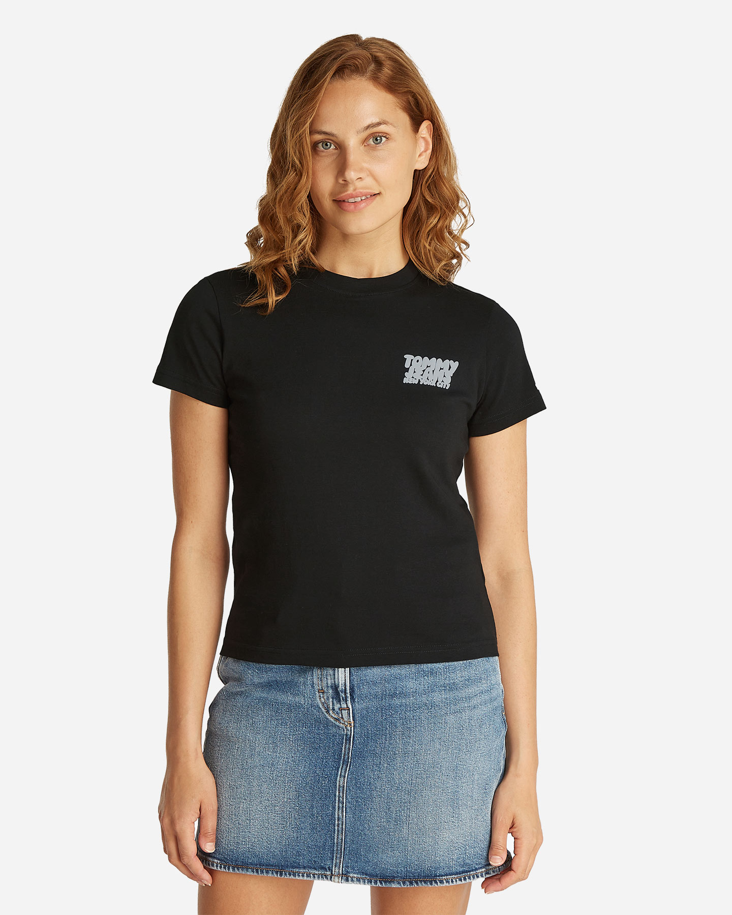 T-shirt TOMMY HILFIGER LOGO BUBBLE W - Nero - 2 | Cisalfa Sport