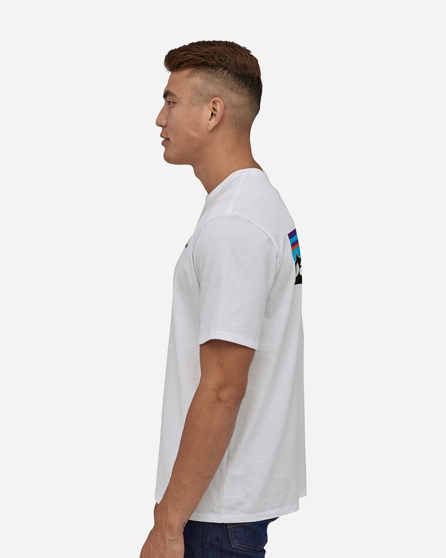 T-shirt PATAGONIA P-6 LOGO RESPONSIBILI M - Bianco - 2 | Cisalfa Sport