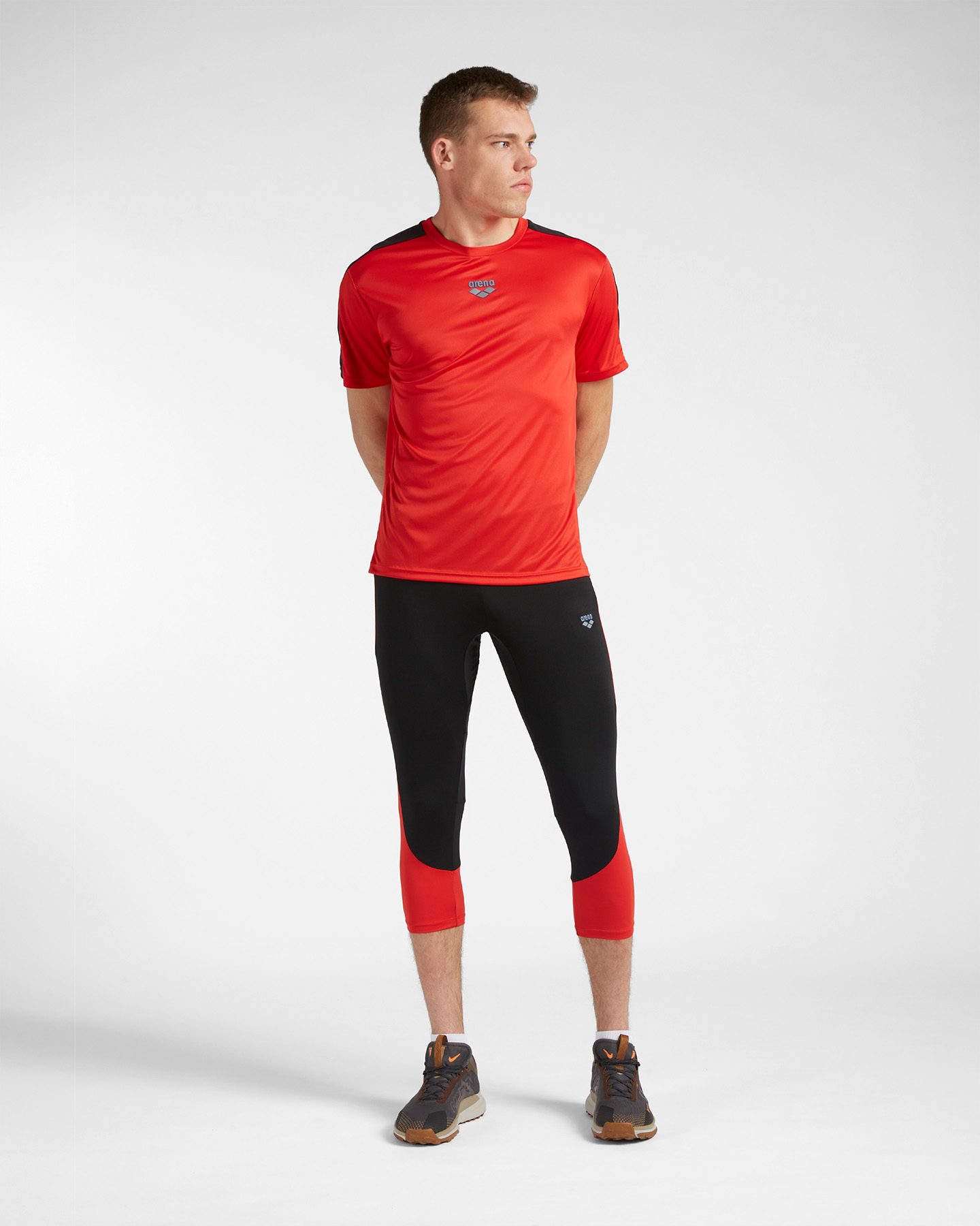 T-shirt running ARENA ATHLETIC RUN M - Rosso - 1 | Cisalfa Sport