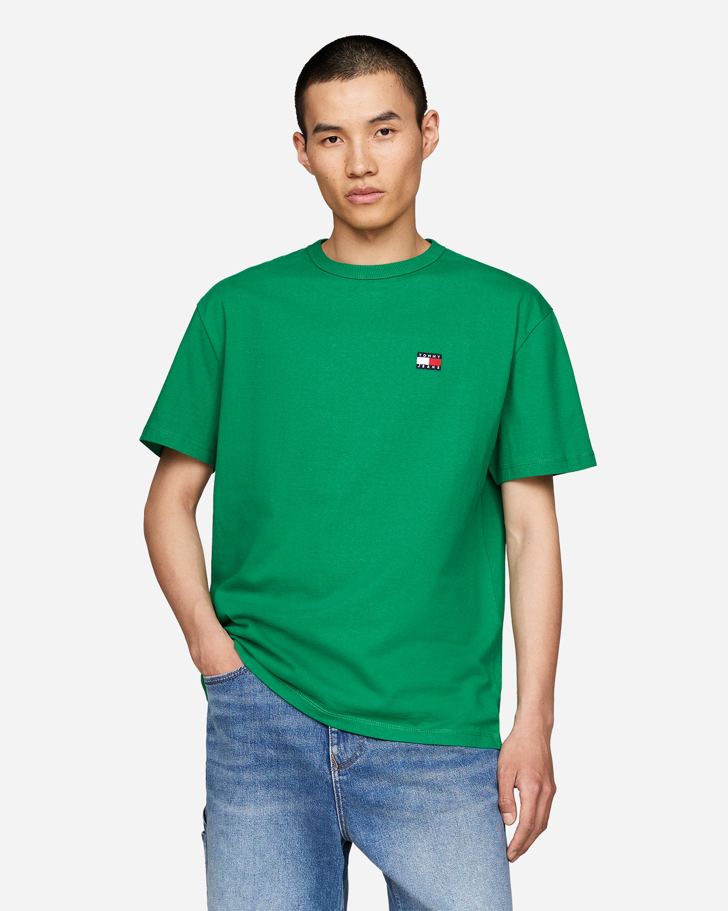 T-shirt TOMMY HILFIGER BADGE M - Verde - 1 | Cisalfa Sport