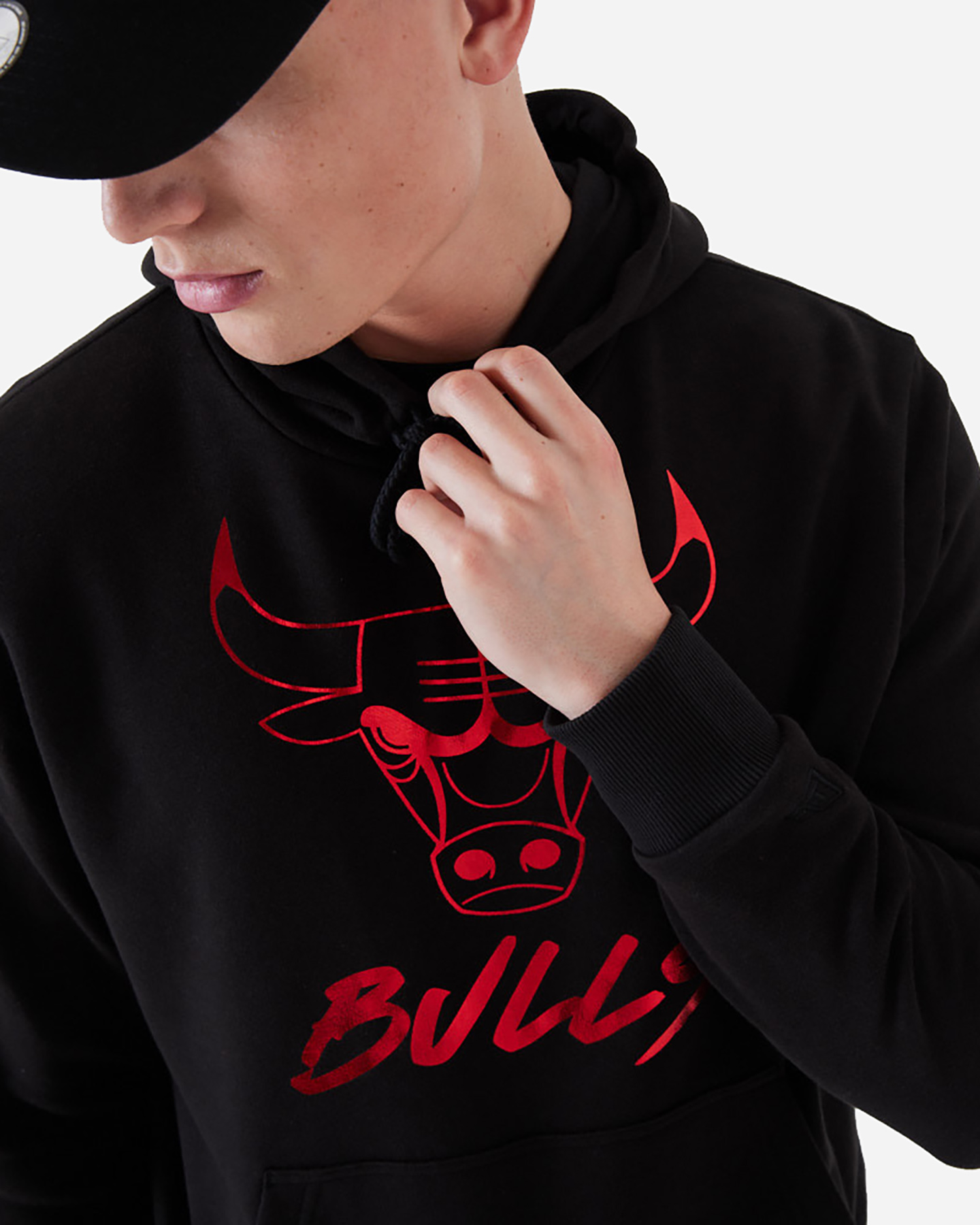 Felpa NEW ERA METALLIC CHICAGO BULLS M - Nero - 3 | Cisalfa Sport