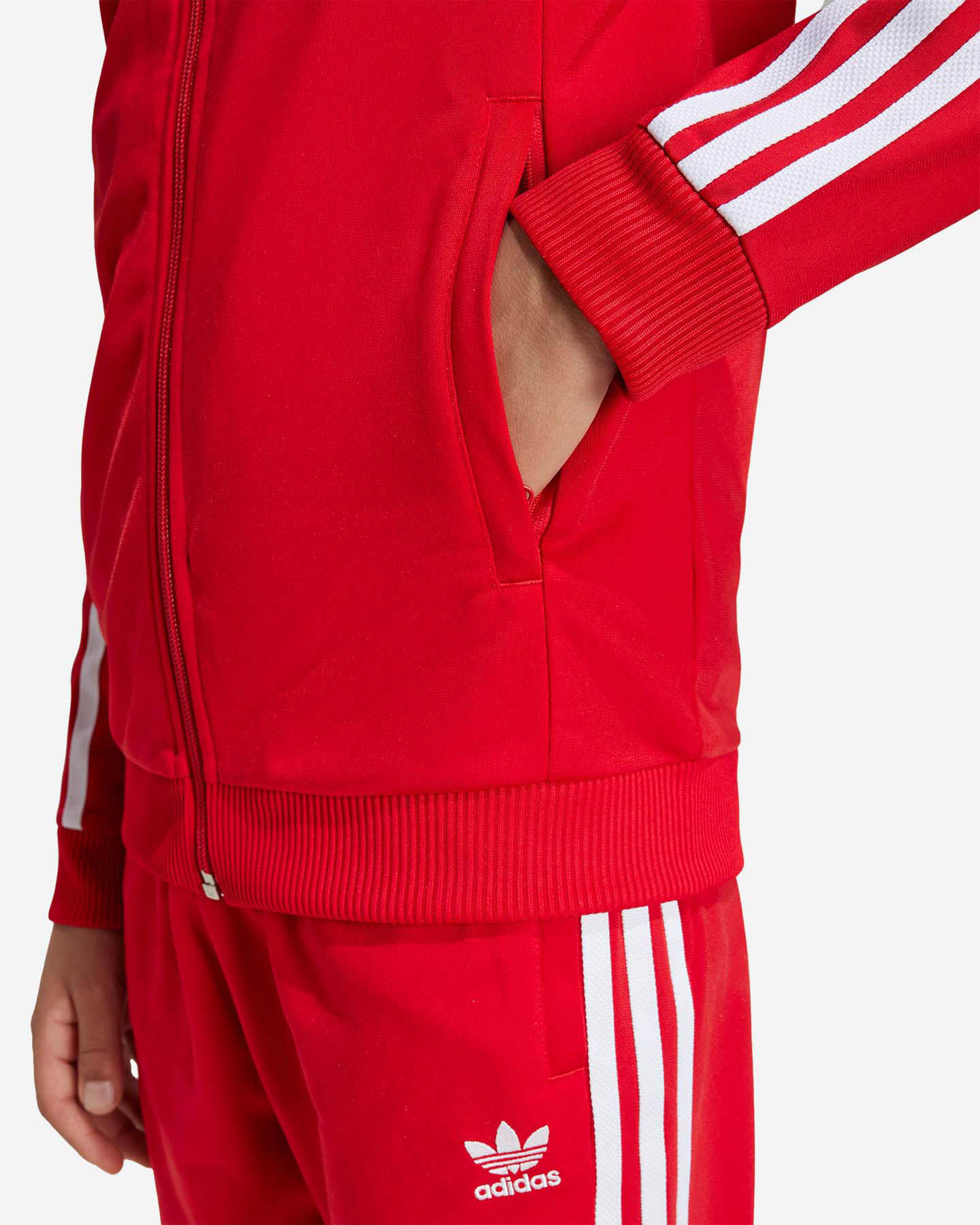 Felpa ADIDAS CLASSIC JR - Rosso - 5 | Cisalfa Sport