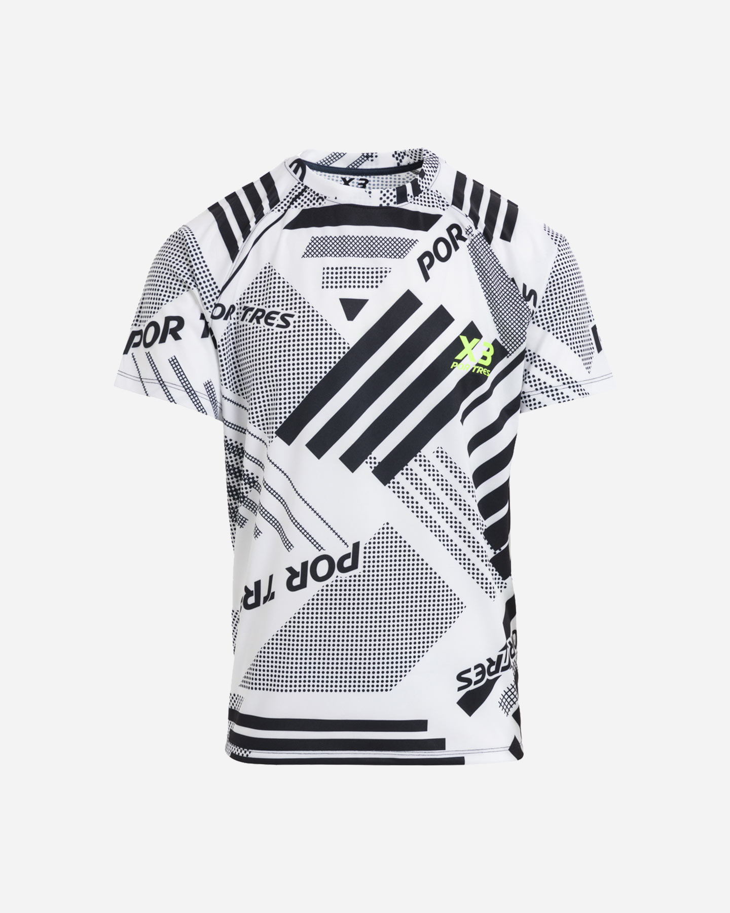 T-shirt tennis X3 POR TRES MILANO M - Bianco - 0 | Cisalfa Sport