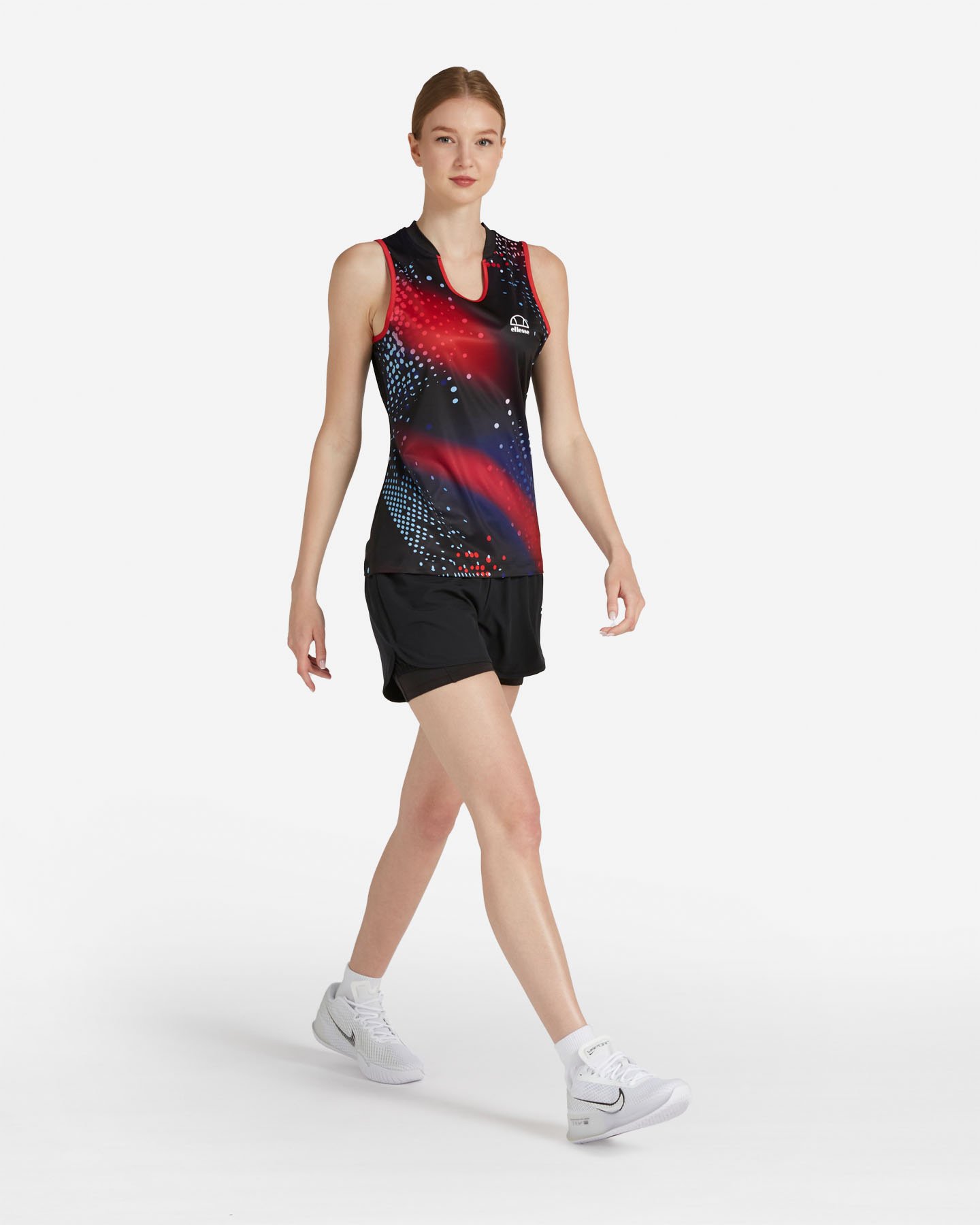 T-shirt tennis ELLESSE BOUNCE W - Nero - 3 | Cisalfa Sport