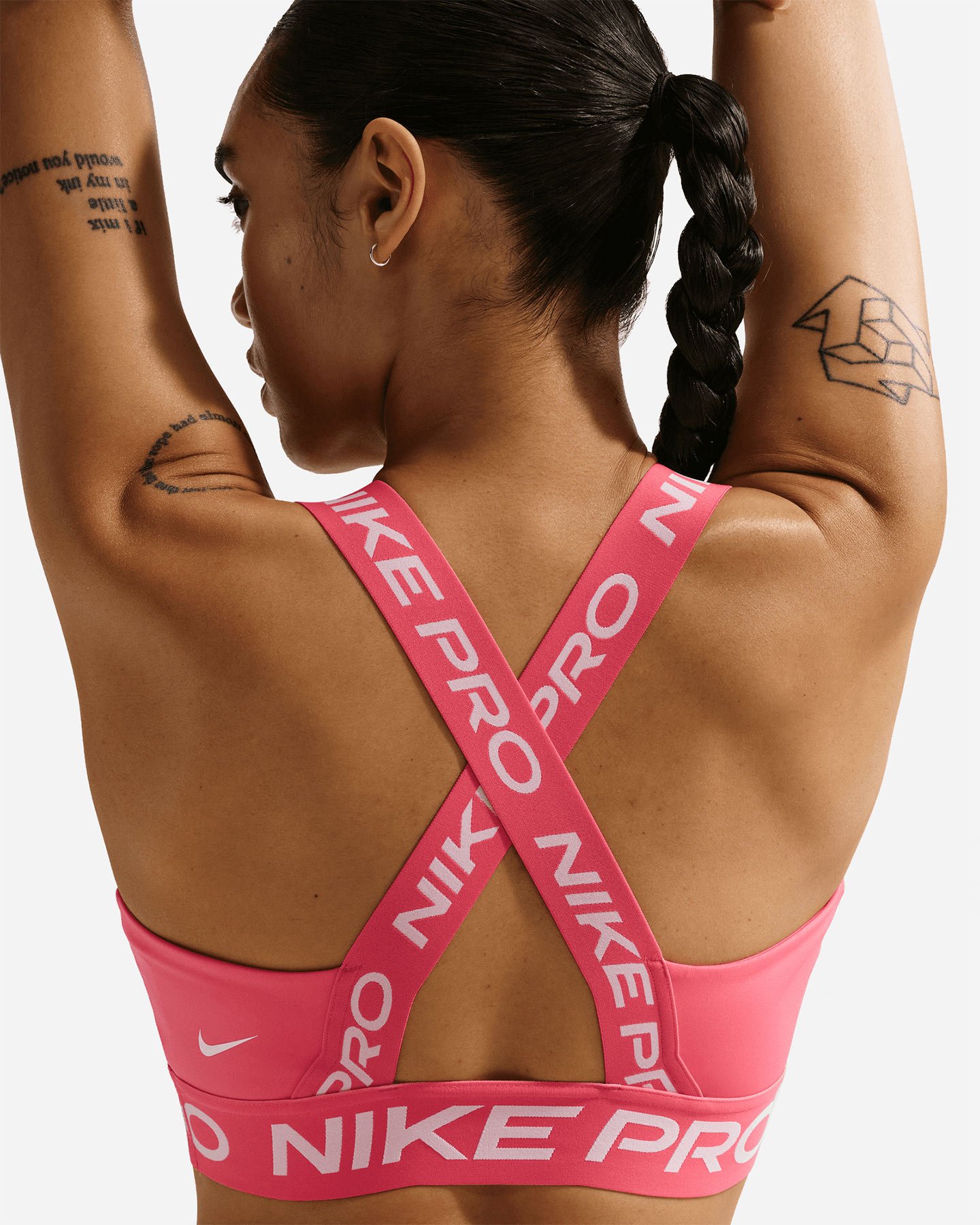 Bra training NIKE LS PRO ELASTIC LOGO W - Fucsia - 5 | Cisalfa Sport