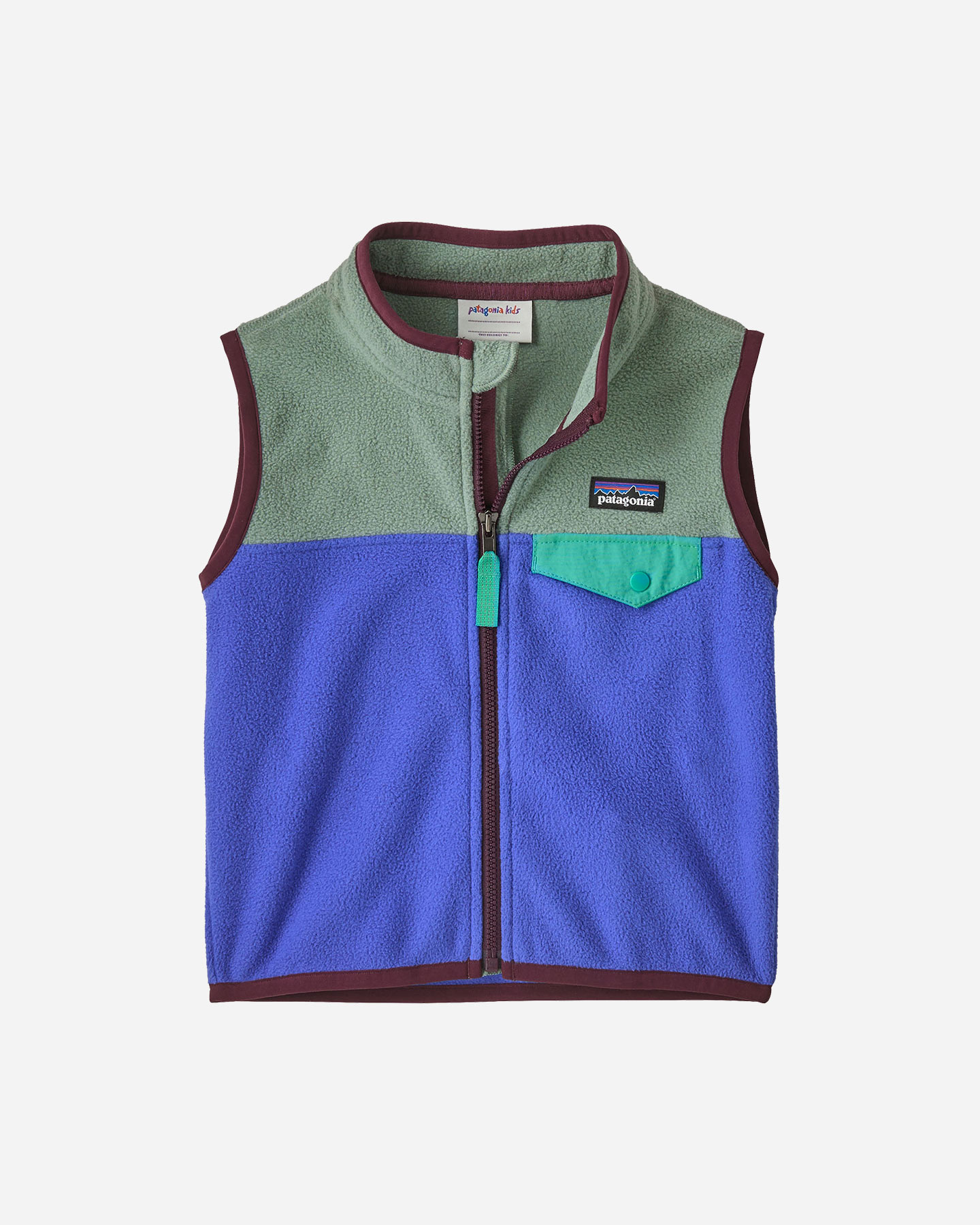 Patagonia Micro D Snap-t Jr - Gilet - Blu