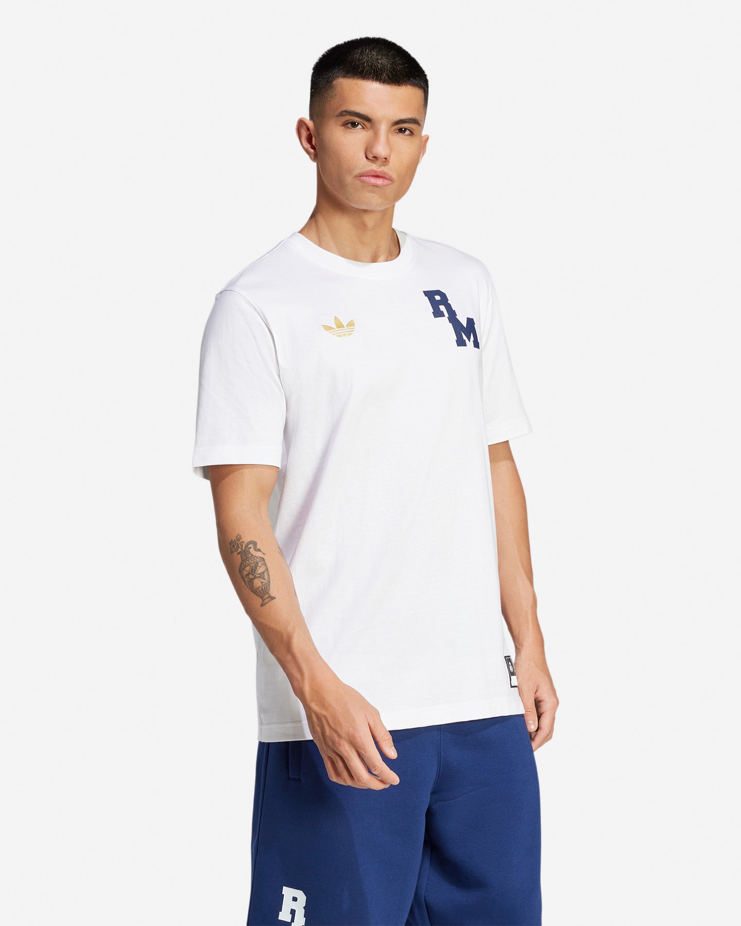 Abbigliamento calcio ufficiale ADIDAS REAL MADRID VRCT OG M - Bianco - 3 | Cisalfa Sport