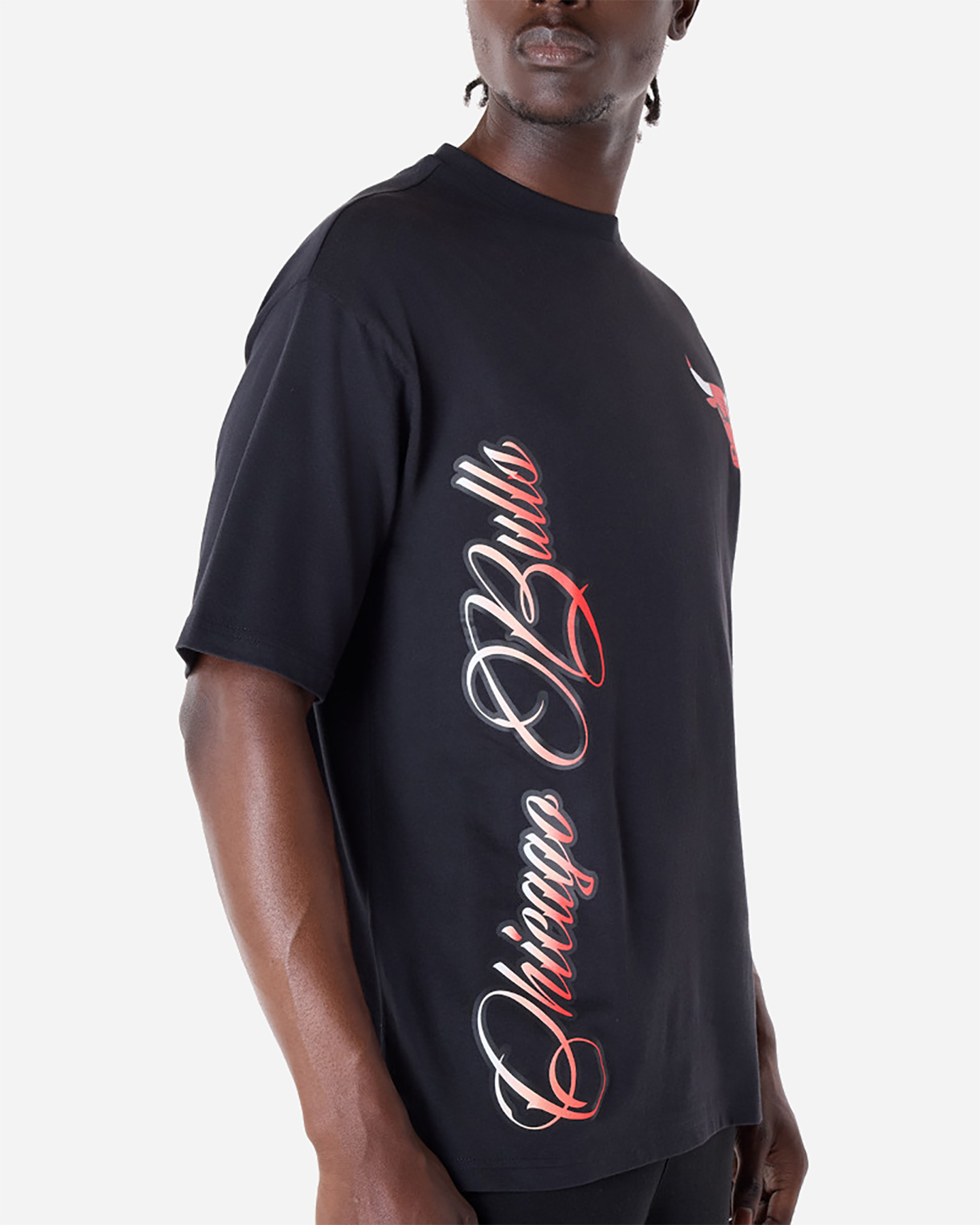 Abbigliamento basket NEW ERA FONT GRAPHIC BULLS M - Nero - 2 | Cisalfa Sport