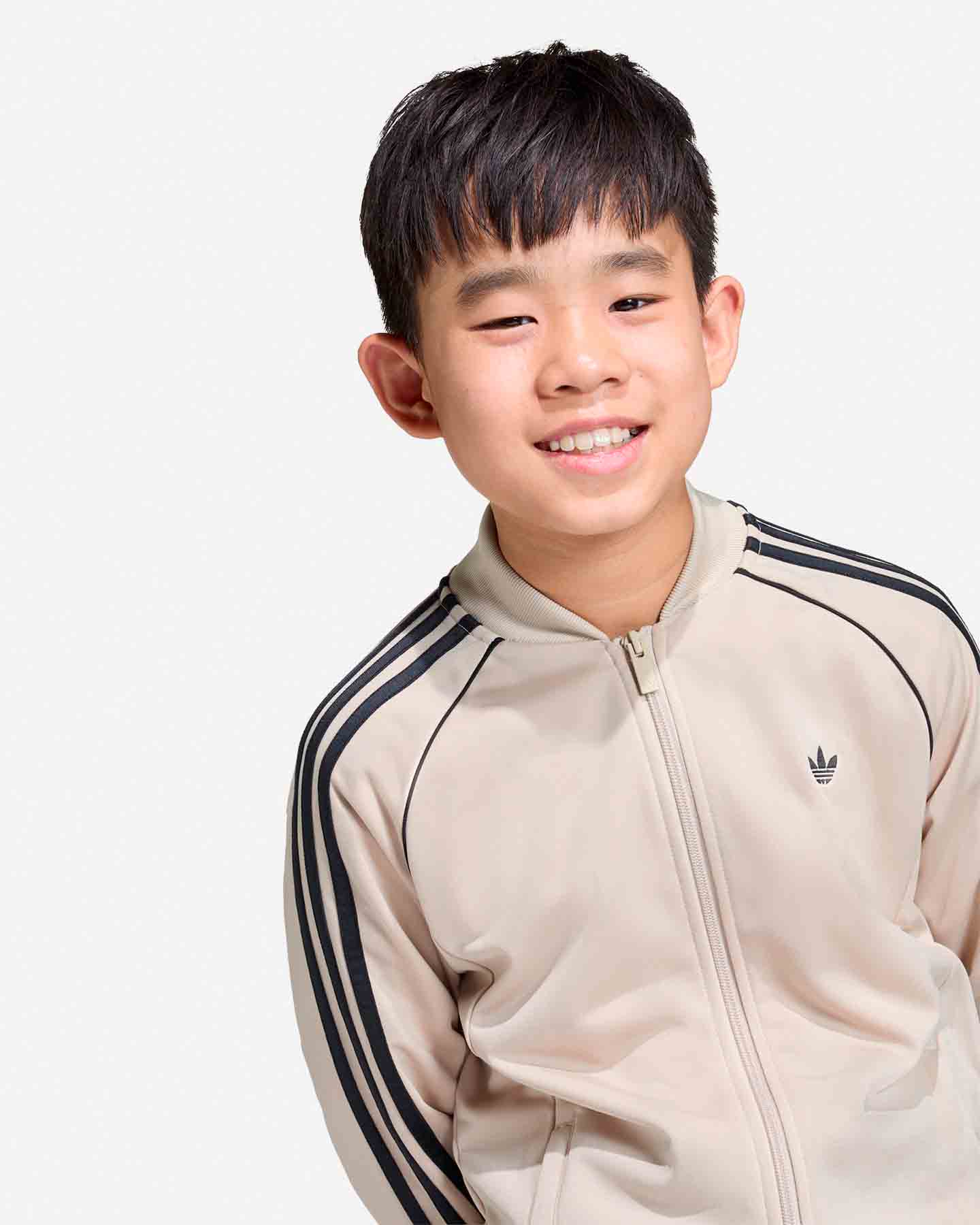 Felpa ADIDAS ICON JR - Beige - 4 | Cisalfa Sport