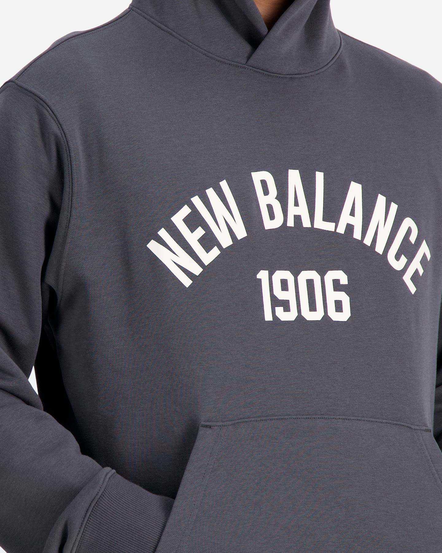 Felpa NEW BALANCE ESSENT VARSITY M - Grigio - 4 | Cisalfa Sport