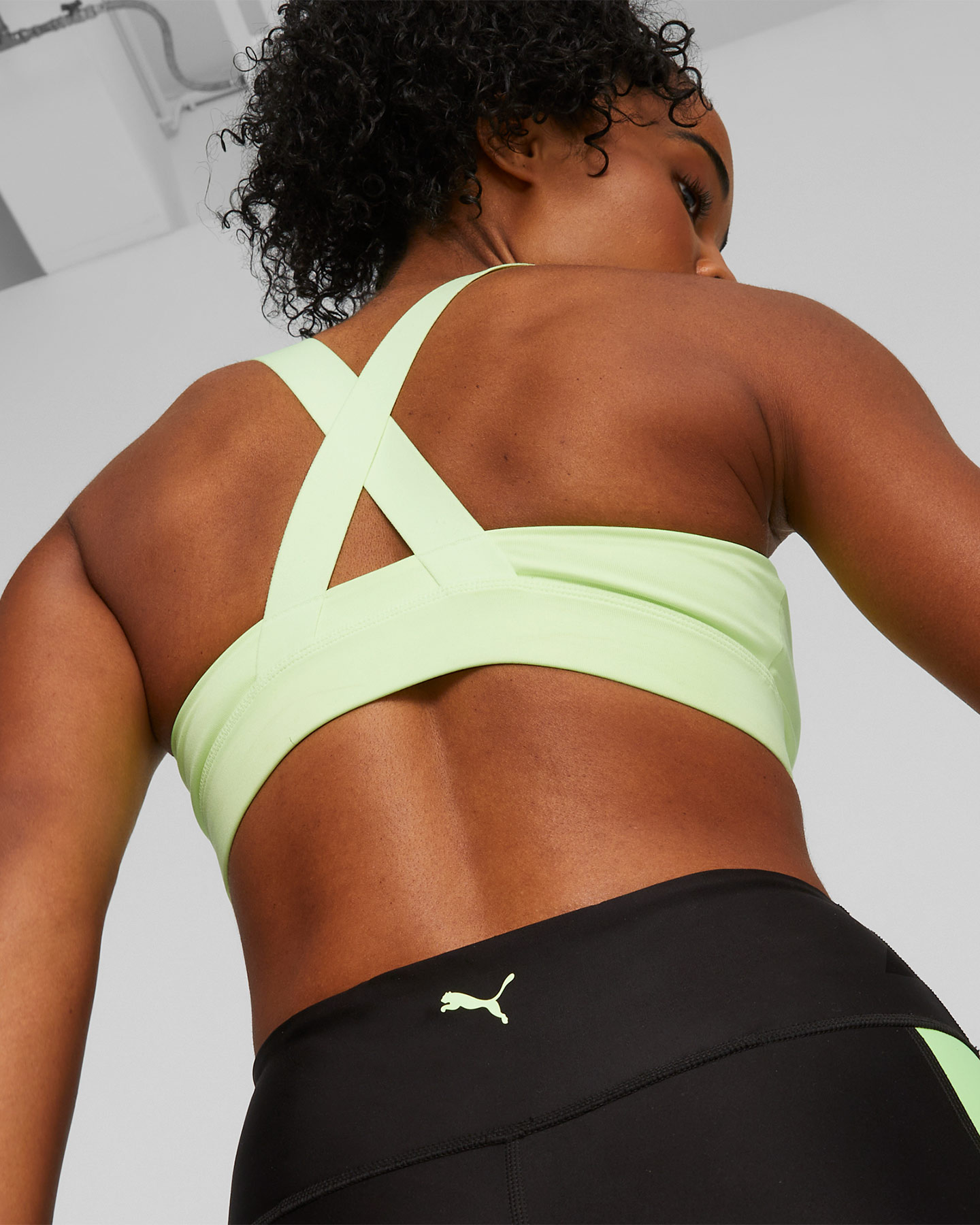 Bra training PUMA FIT W - Verde - 3 | Cisalfa Sport