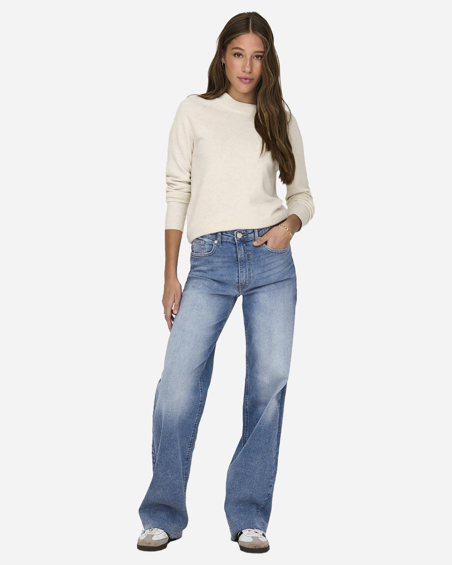 Maglione ONLY RICA W - Beige - 3 | Cisalfa Sport