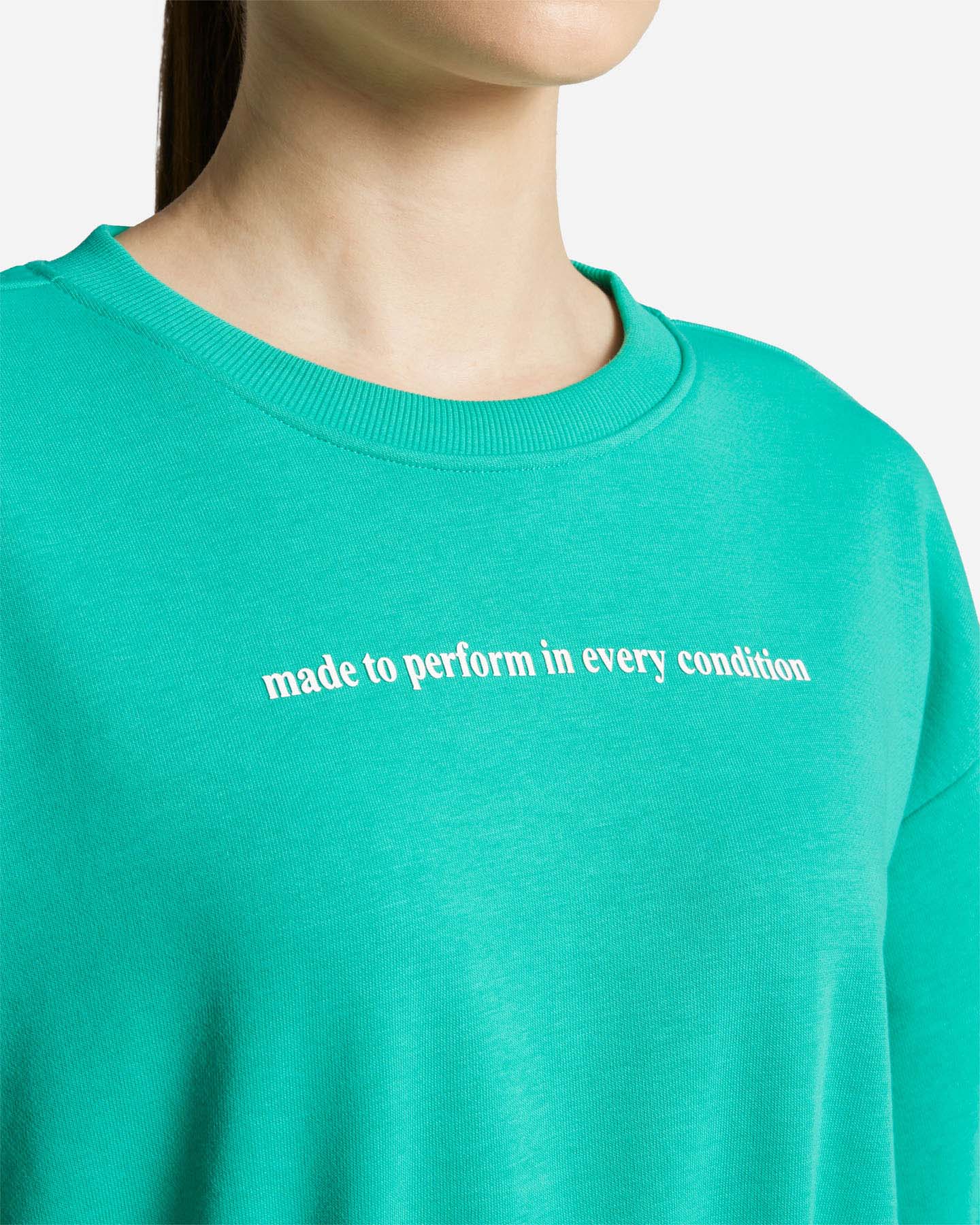 Felpa ARENA ATHLETICS W - Verde - 4 | Cisalfa Sport