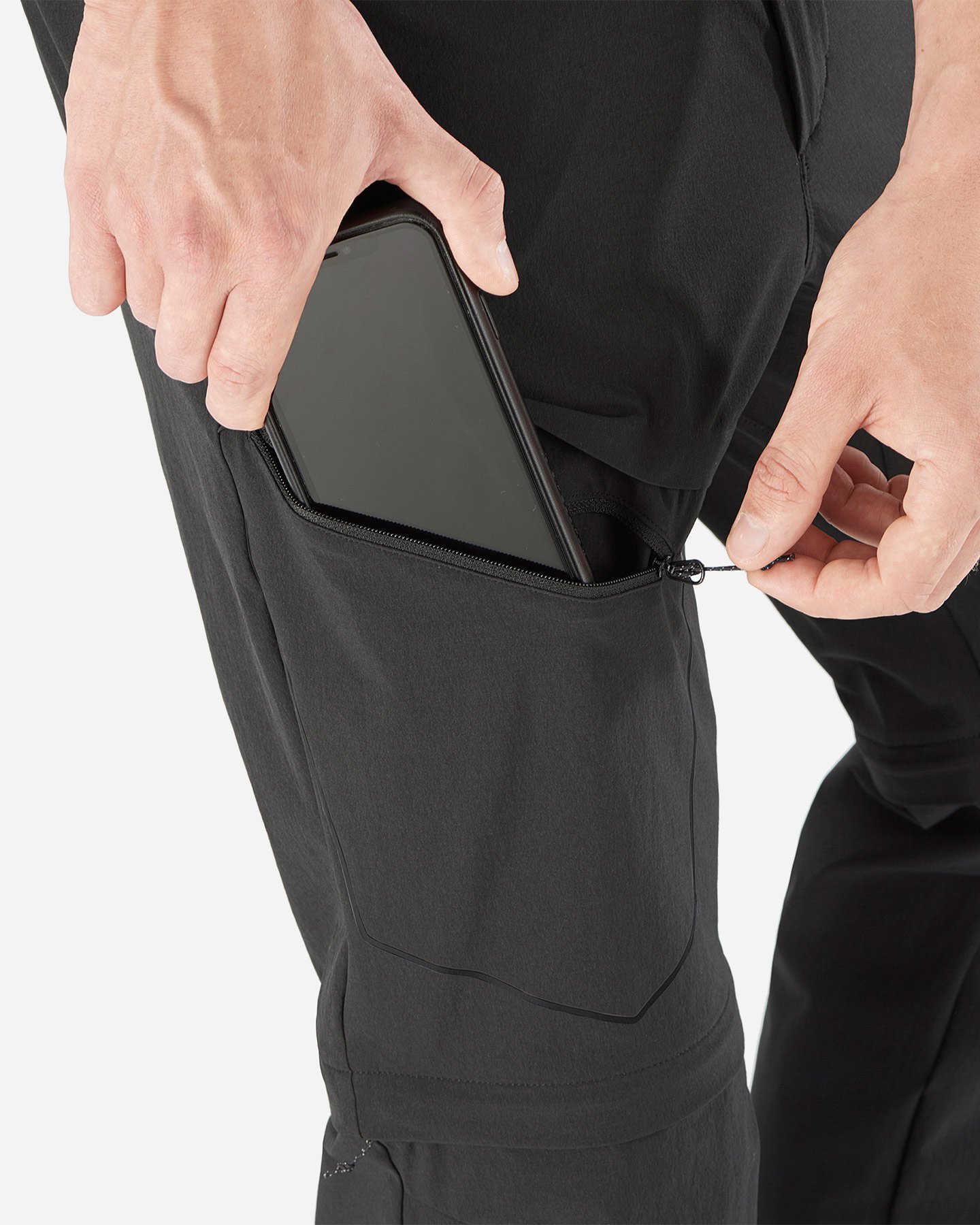 Pantalone outdoor SALOMON WAYFARER M - Nero - 3 | Cisalfa Sport