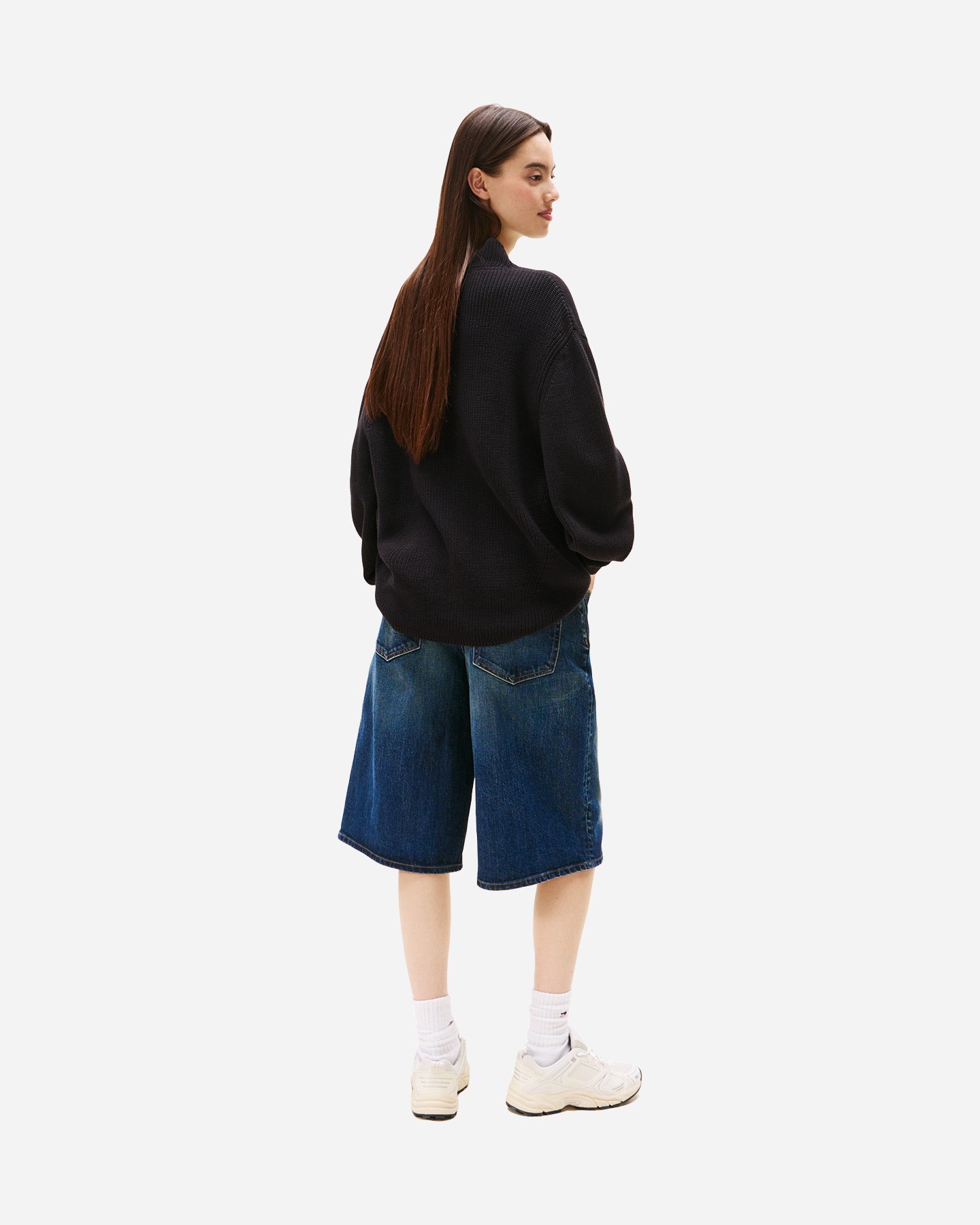 Maglione TOMMY HILFIGER MOCKNECK BADGE W - Nero - 2 | Cisalfa Sport