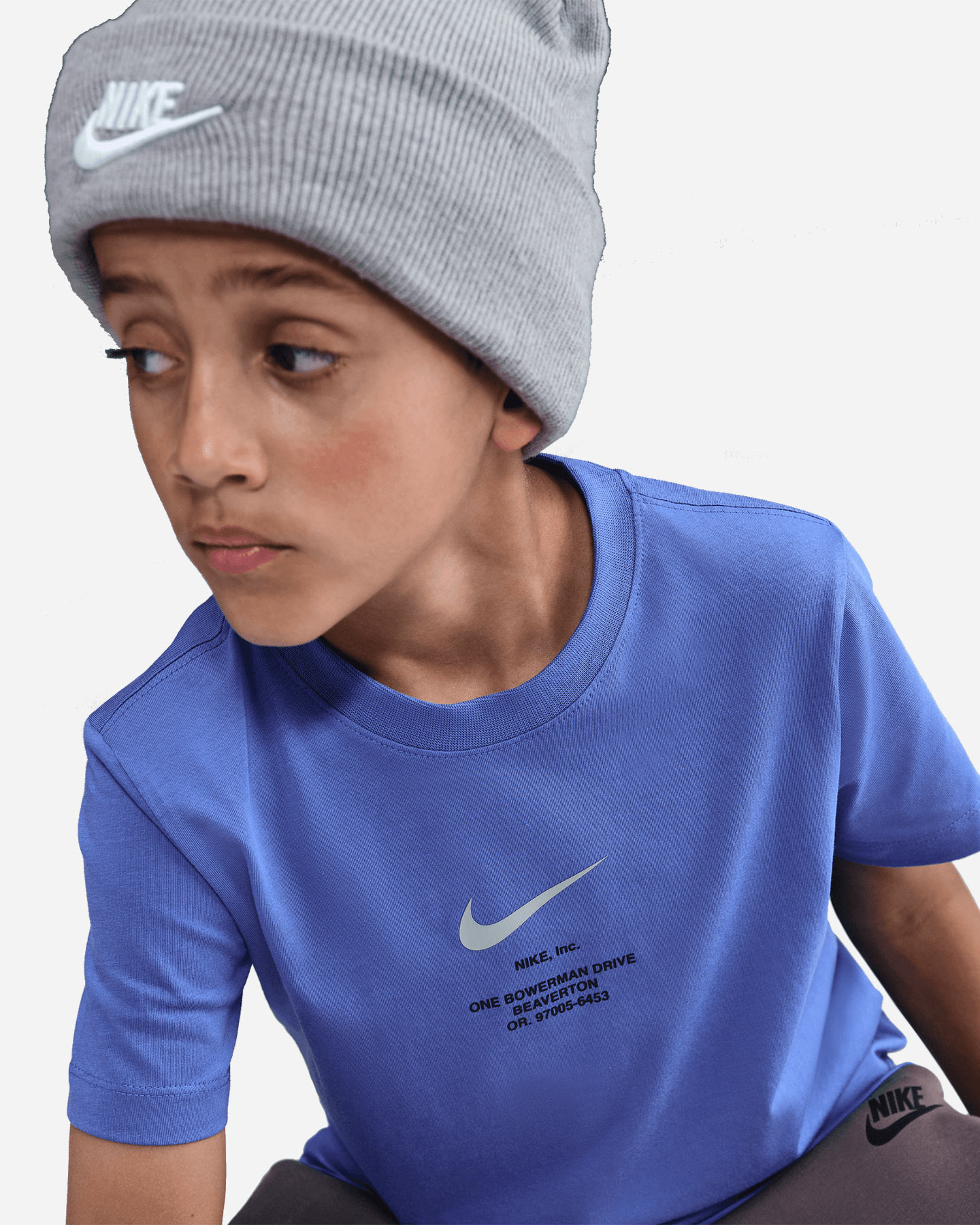 T-shirt NIKE PRINT BACK COMET JR - Blu royal - 4 | Cisalfa Sport