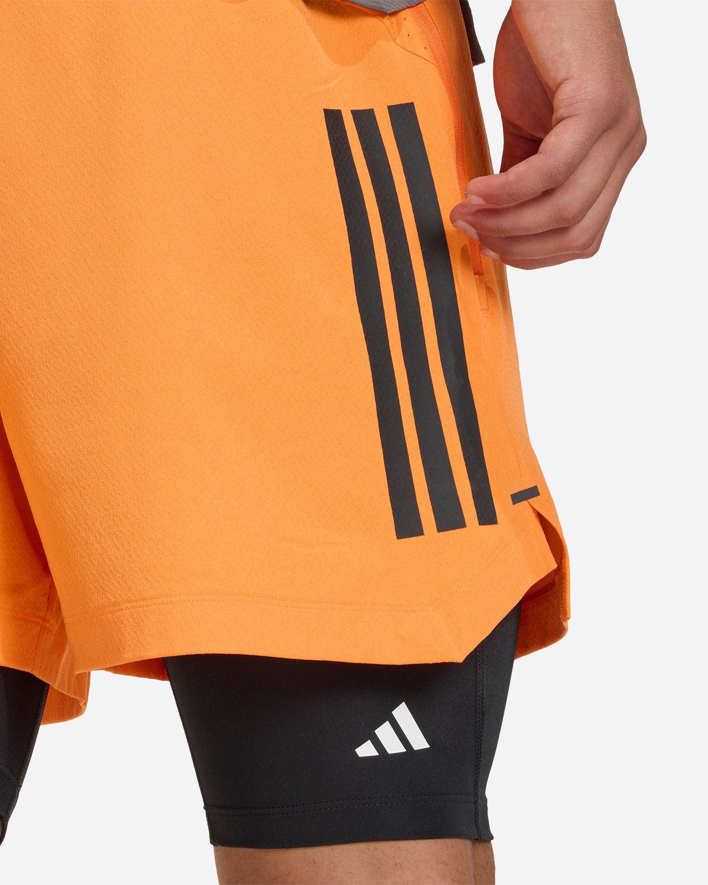 Pantalone training ADIDAS D4T 3STRIPES M - Arancione - 3 | Cisalfa Sport
