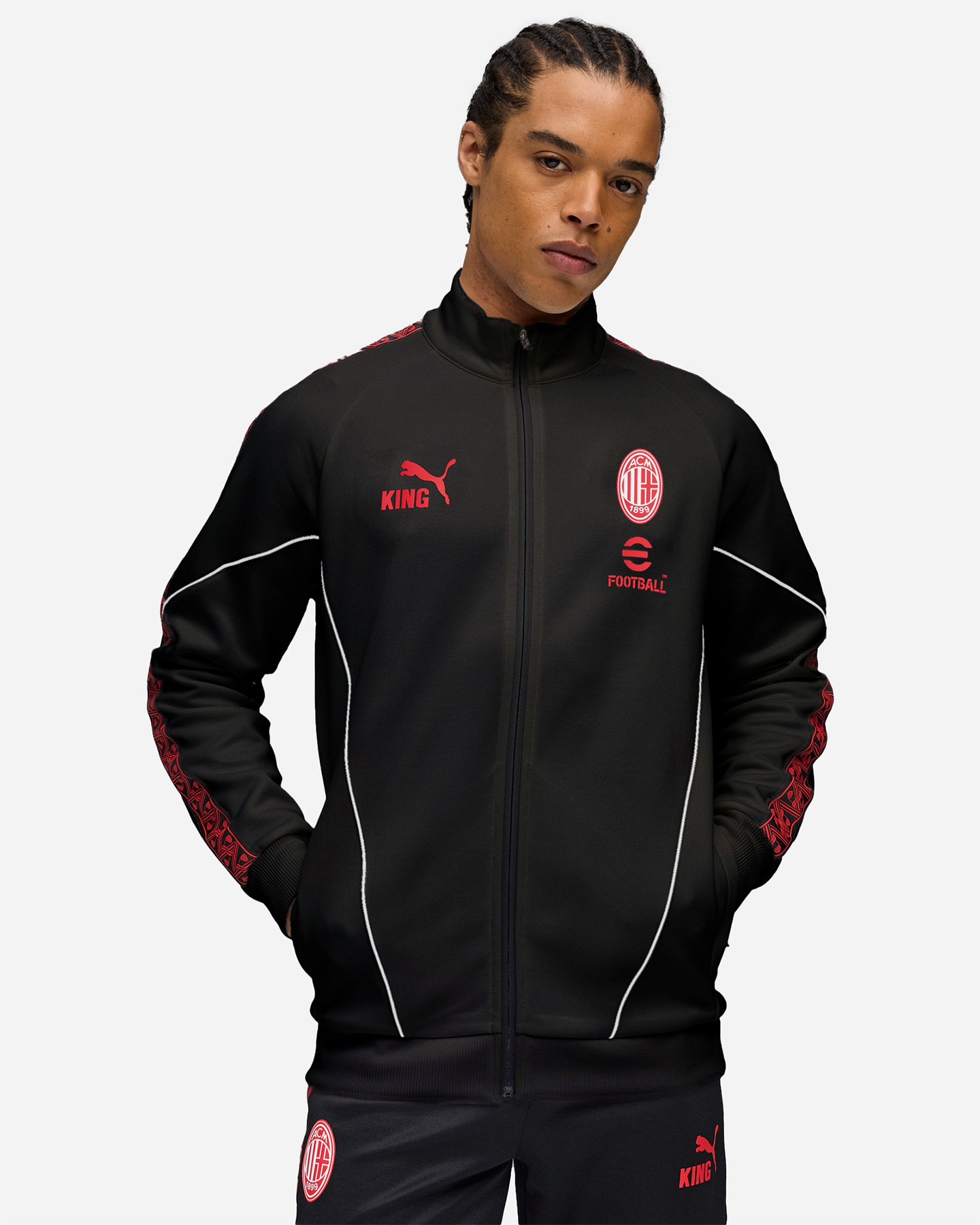 Abbigliamento calcio ufficiale PUMA MILAN KING PREMATCH 25-26 M - Color mix - 2 | Cisalfa Sport