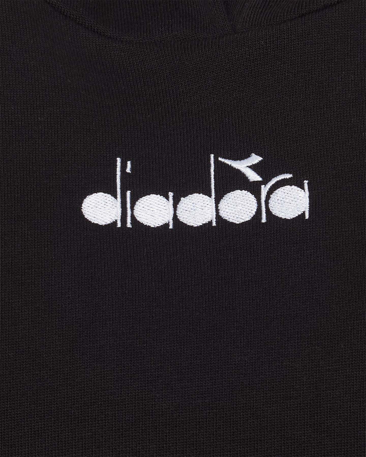 Felpa DIADORA LOGO W - Nero - 2 | Cisalfa Sport