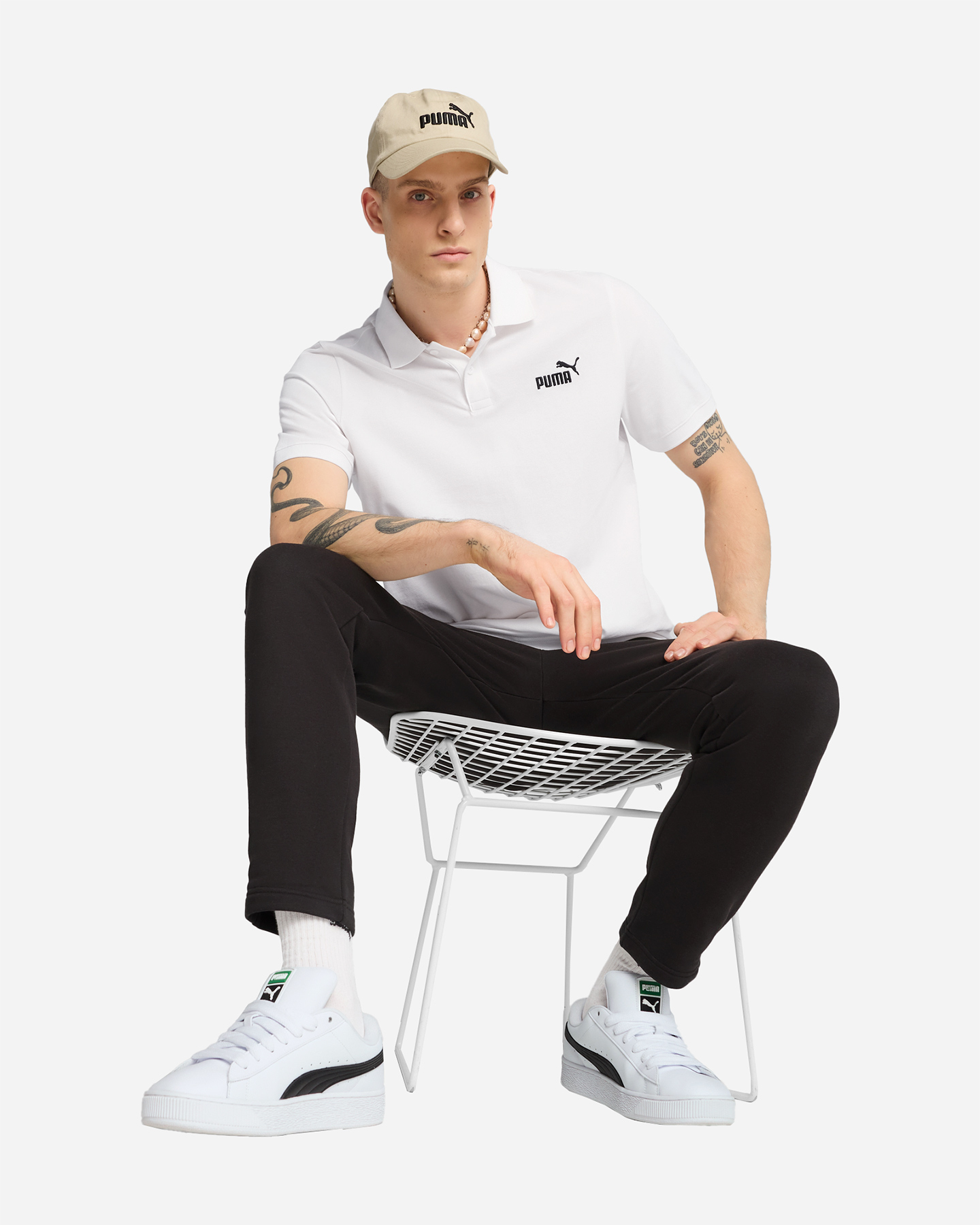 T-shirt PUMA SMALL LOGO M - Bianco - 3 | Cisalfa Sport