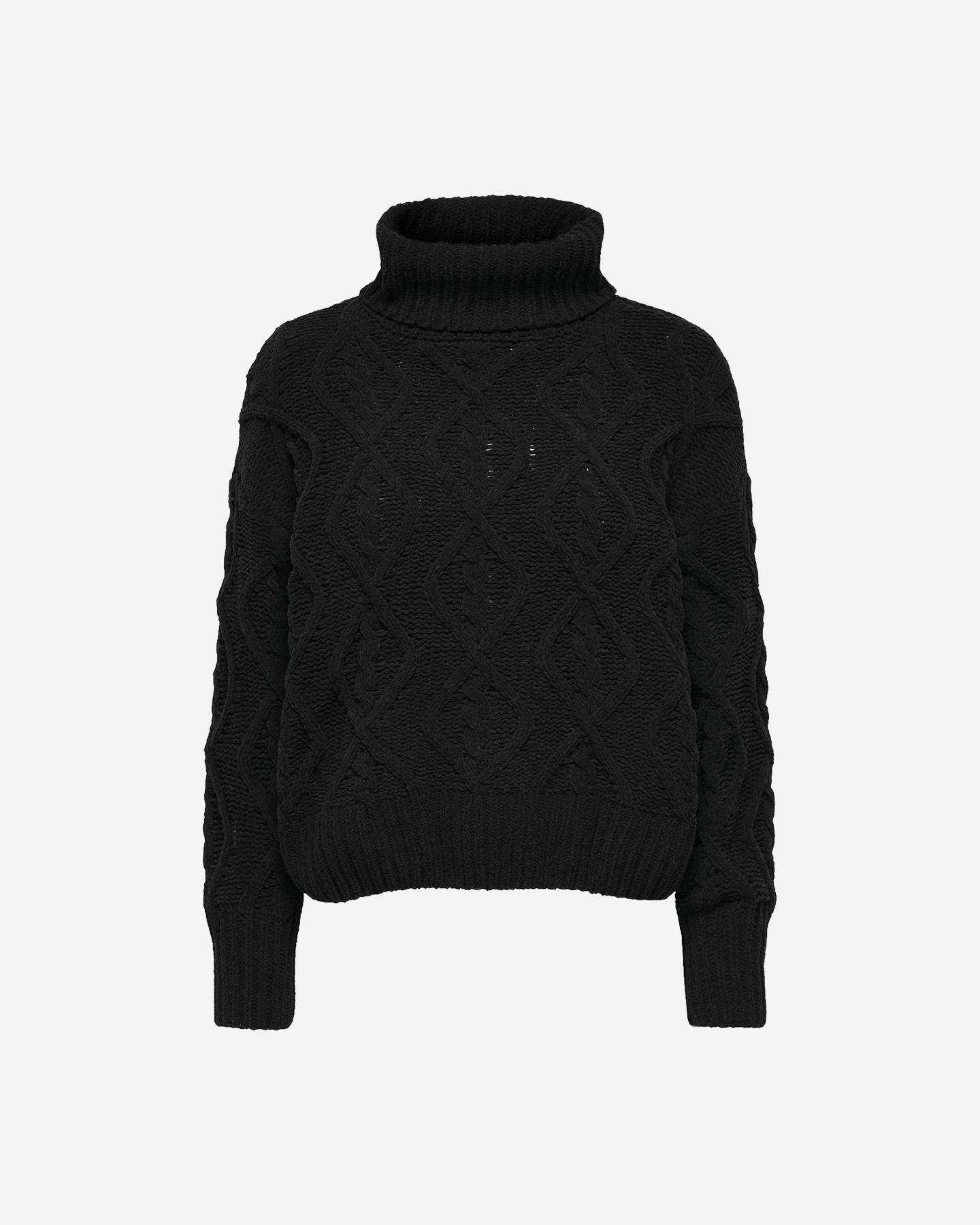 Maglione ONLY FLORA TRECCE W - Nero - 0 | Cisalfa Sport