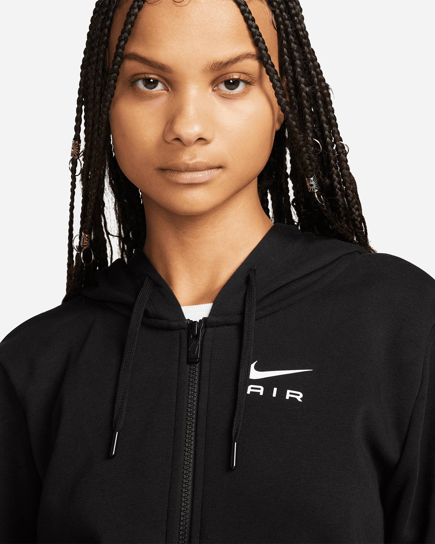 Felpa NIKE AIR LOGO RETRO W - Nero - 4 | Cisalfa Sport