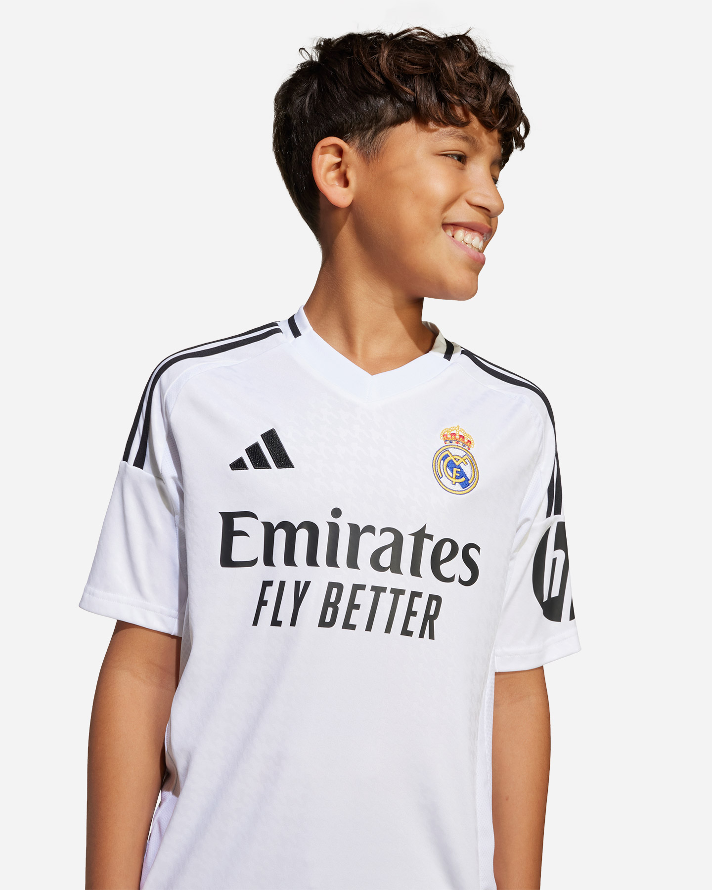 Maglia calcio ufficiale ADIDAS REAL MADRID HOME 24-25 JR - Bianco - 4 | Cisalfa Sport