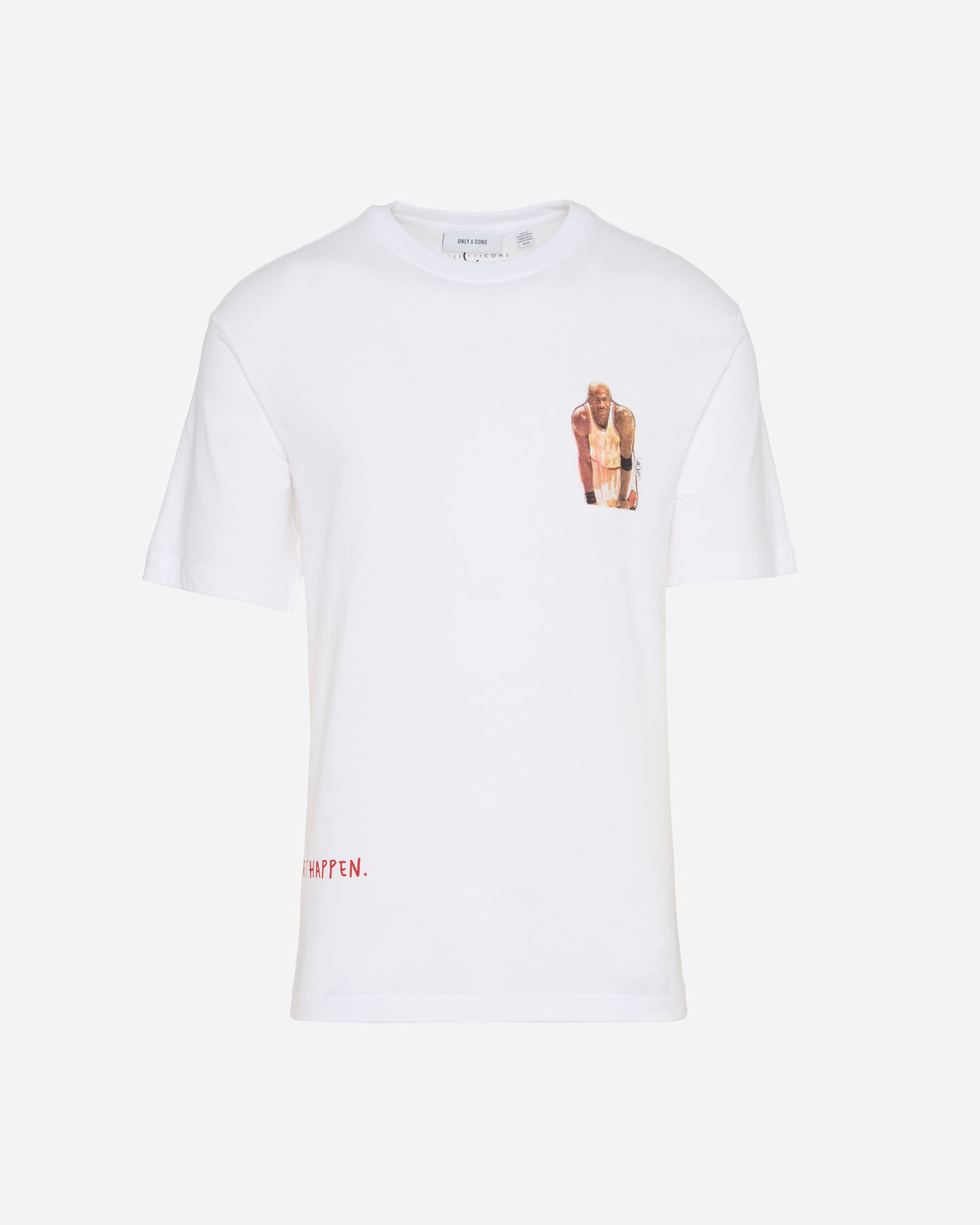 T-shirt ONLY & SONS ORDAN RLX II M - Bianco - 0 | Cisalfa Sport