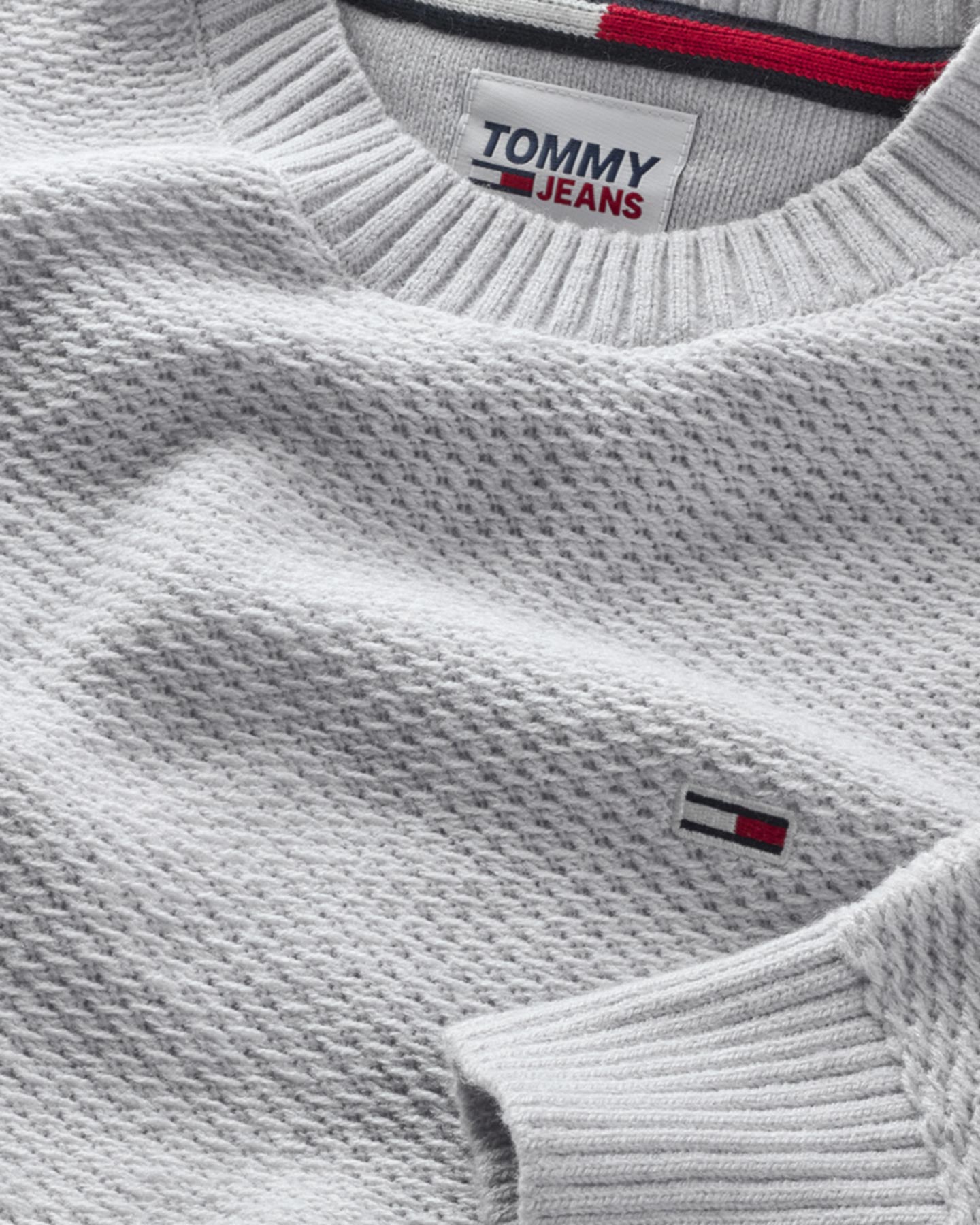 Maglione TOMMY HILFIGER STRUCTURED M - Grigio - 2 | Cisalfa Sport