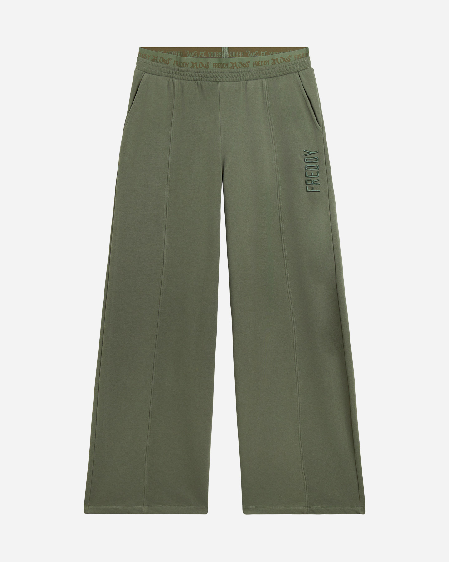 Pantalone FREDDY PALAZZO ELASTIC W - Verde - 0 | Cisalfa Sport