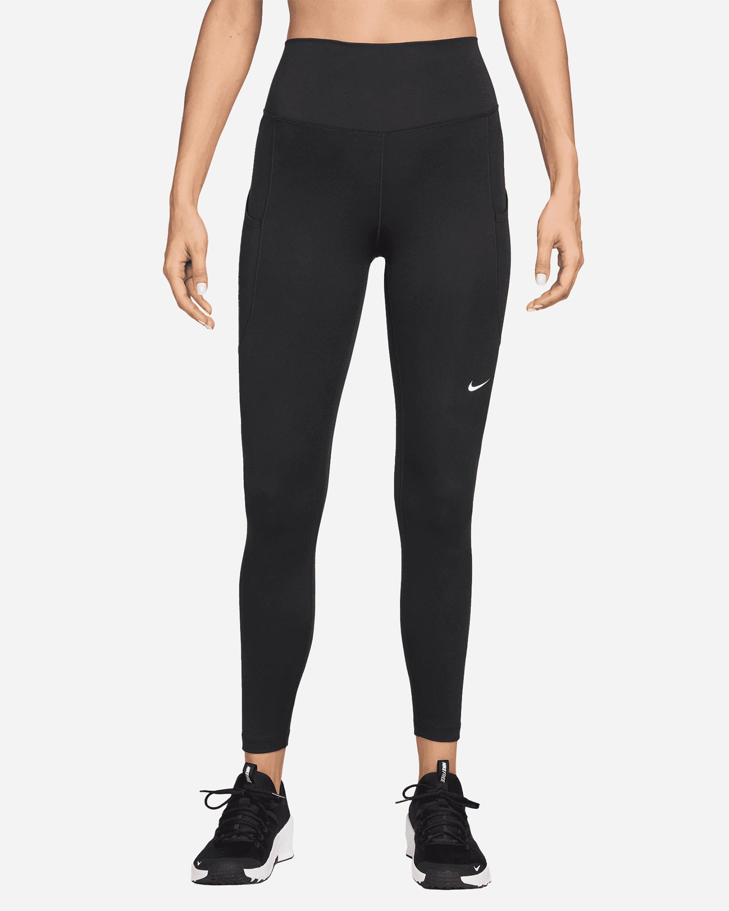 Nike Dri Fit One Hr 7/8 W - Leggings - Donna - Nero