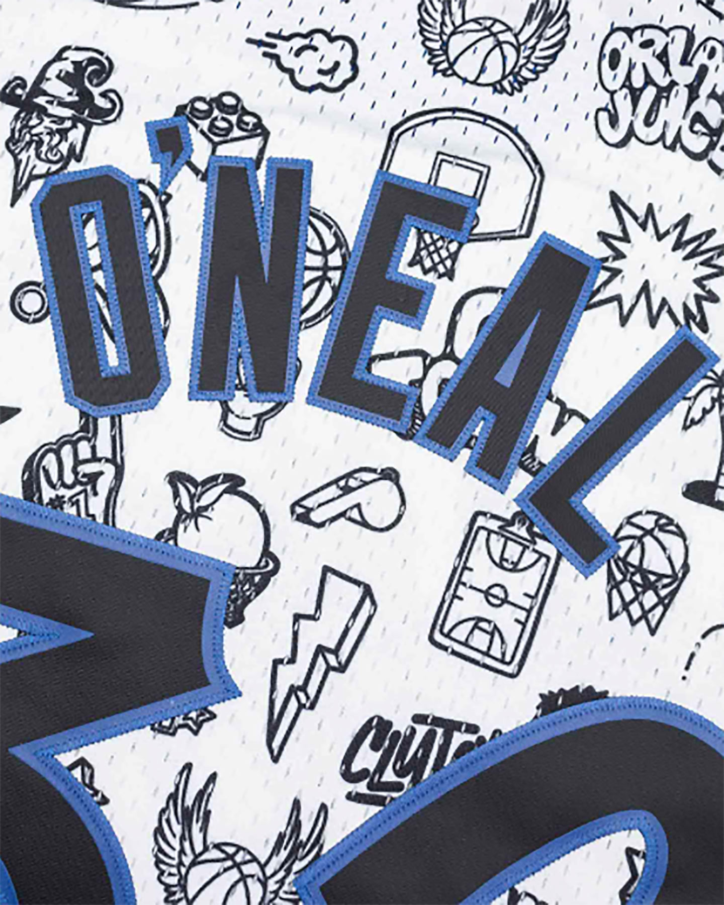 Abbigliamento basket MITCHELL&NESS NBA SWINGMAN ORLANDO MAGIC SHAQ 94 B M - Bianco - 4 | Cisalfa Sport