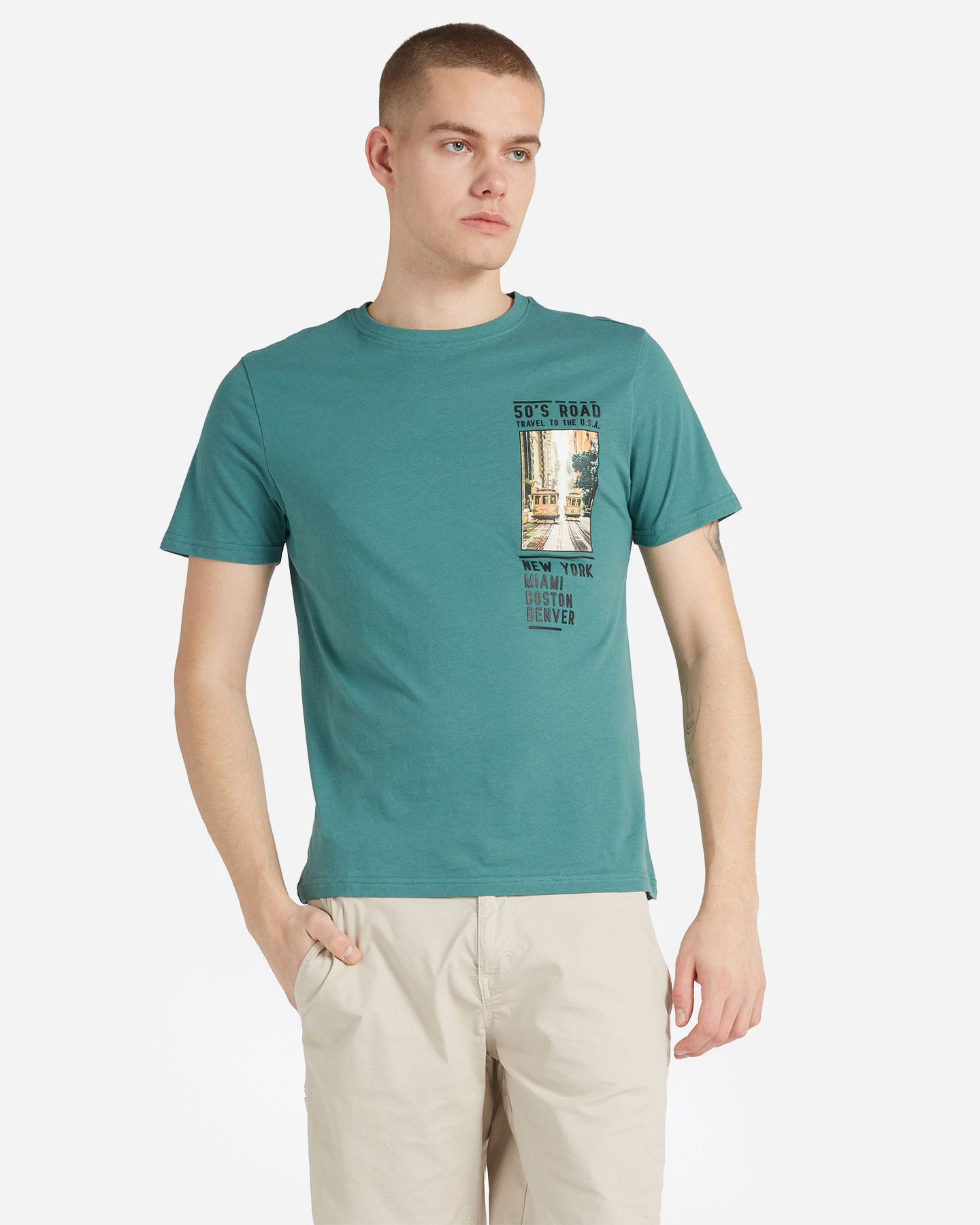 T-shirt DACK'S BASIC COLLECTION M - Verde - 0 | Cisalfa Sport