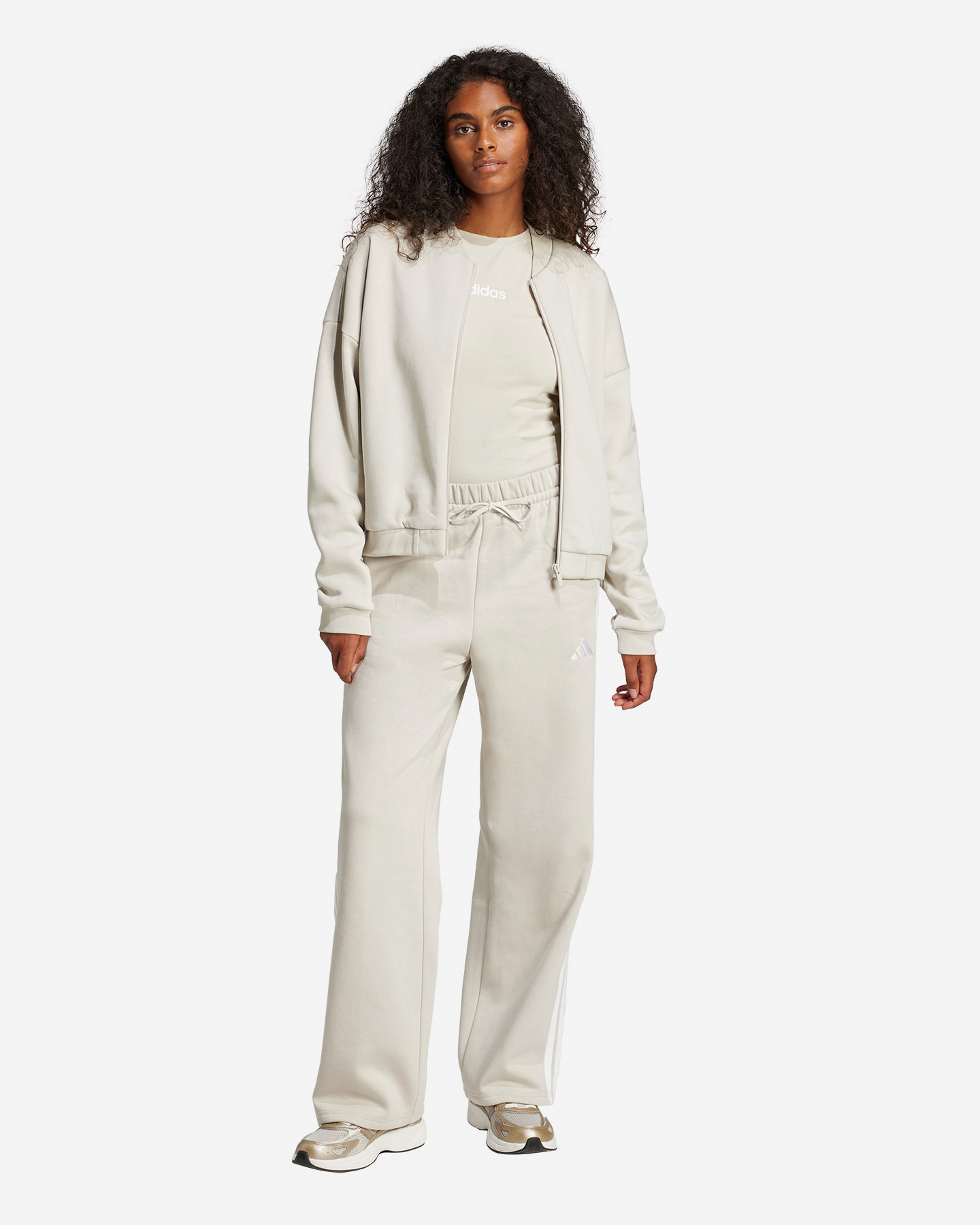 Felpa ADIDAS ESSENTIAL W - Grigio - 4 | Cisalfa Sport