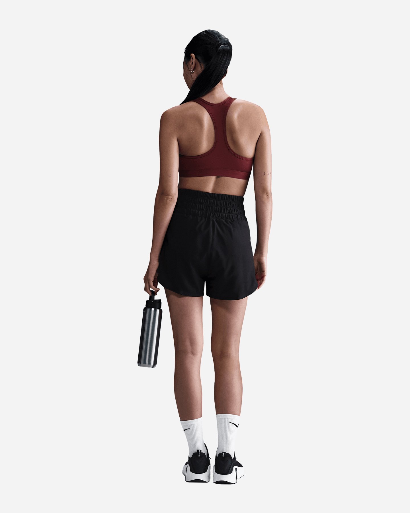 Bra training NIKE SMALL LOGO SWOOSH W - Rosso - 2 | Cisalfa Sport