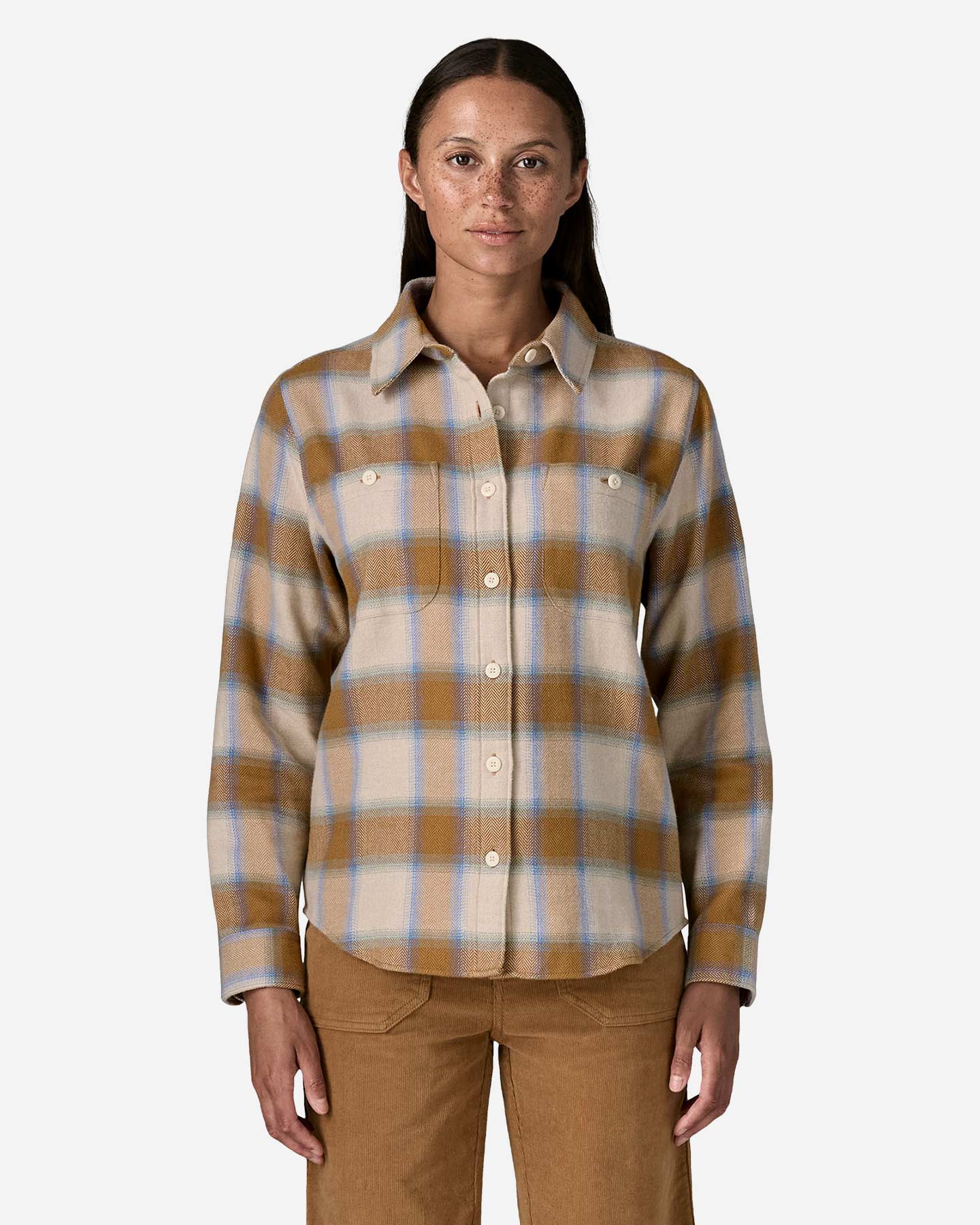 Fjord Flannel W - Camicia - Donna - Marrone