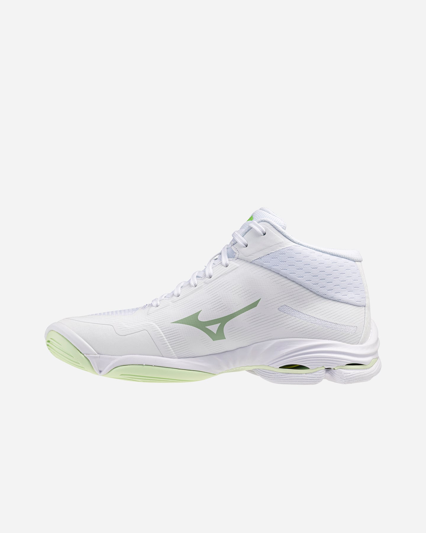 Scarpe volley MIZUNO WAVE LIGHTNING PRO MID W - Bianco - 4 | Cisalfa Sport