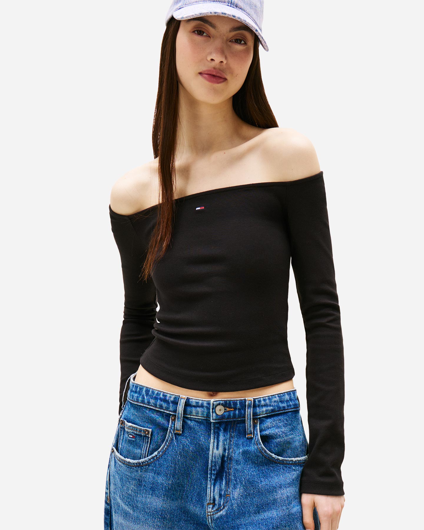 T-shirt TOMMY HILFIGER FLAG W - Nero - 3 | Cisalfa Sport