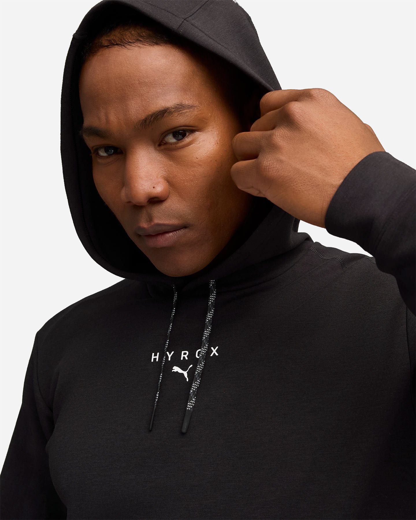 Felpa training PUMA HYROX CLOUDSPUN M - Nero - 5 | Cisalfa Sport