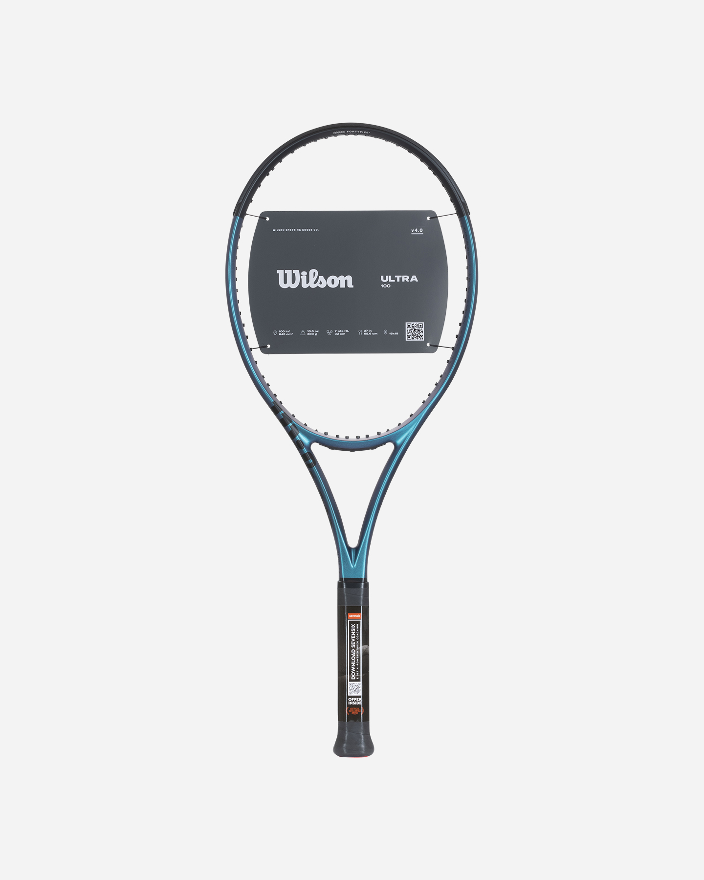 Telaio tennis WILSON ULTRA 100 V4.0  - Nero - 0 | Cisalfa Sport